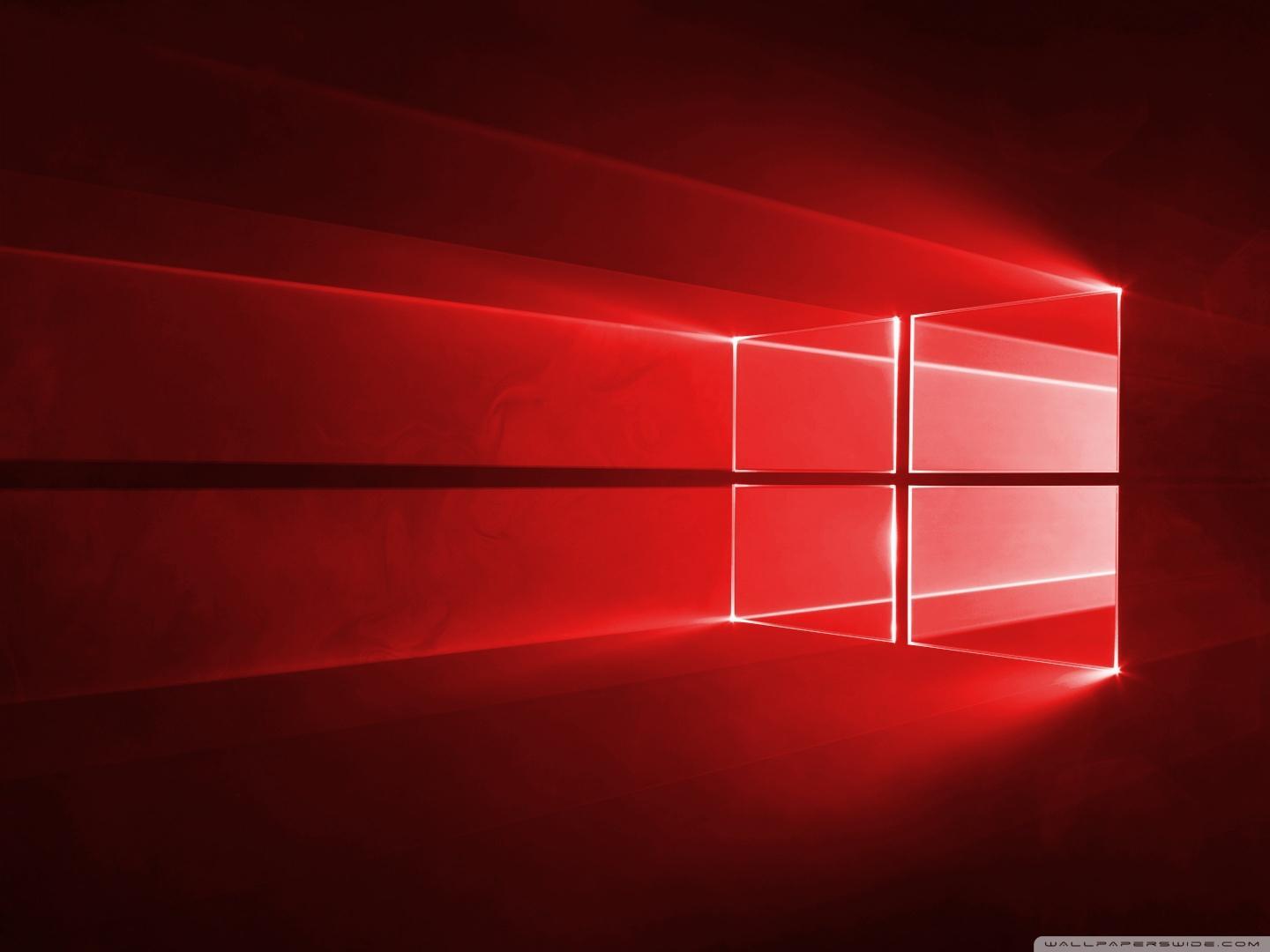 Windows 10 Red in 4K ❤ 4K HD Desktop Wallpapers for • Wide & Ultra