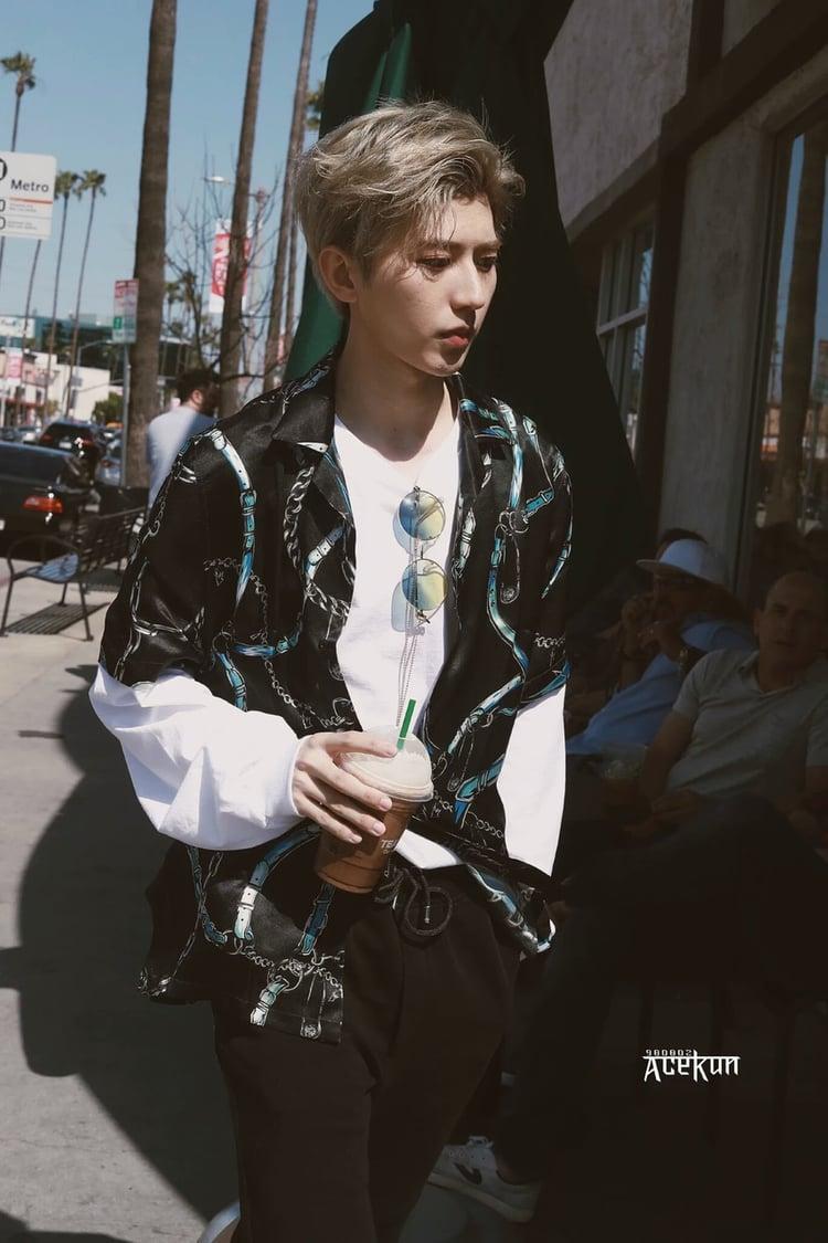 ⏳140418 ????New York ????????Cai Xukun shared by Cai Xukun ????