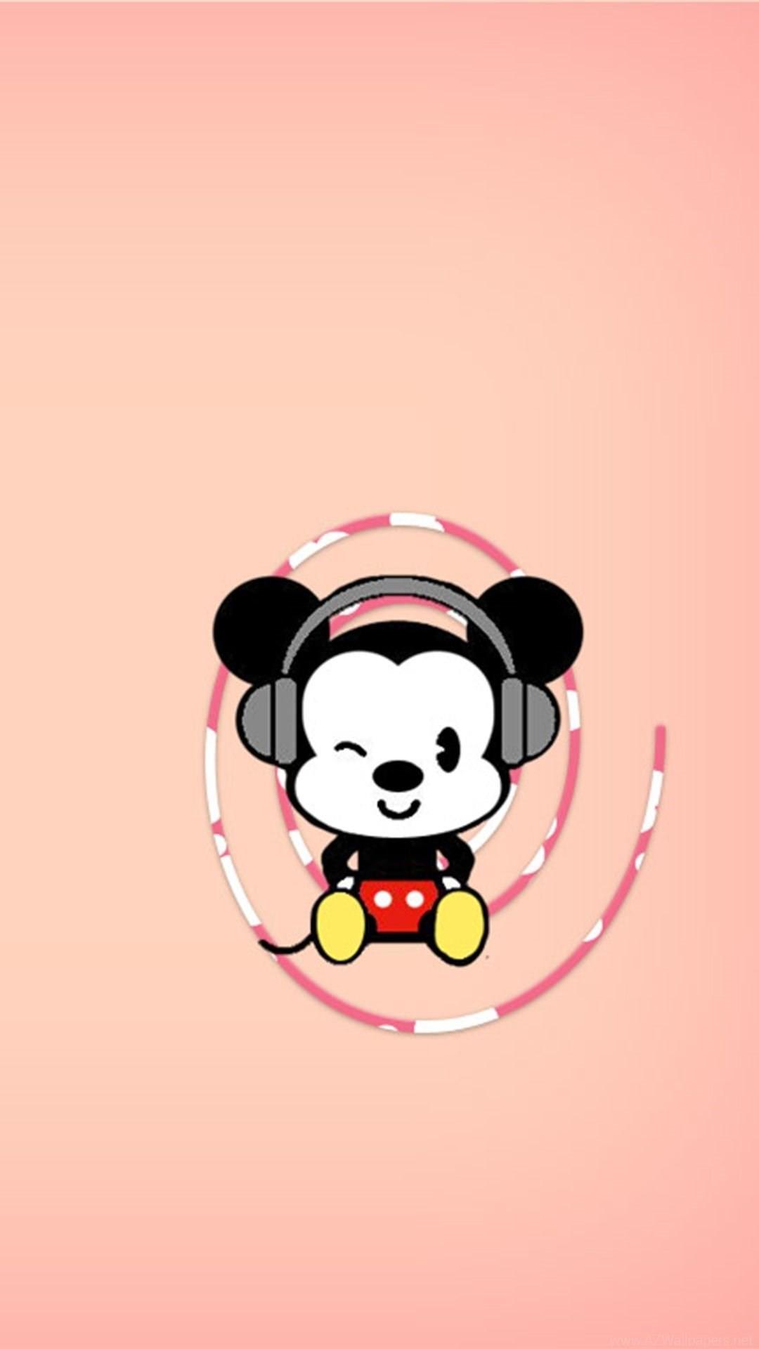 Cute Mickey Mouse iPhone Wallpaper
