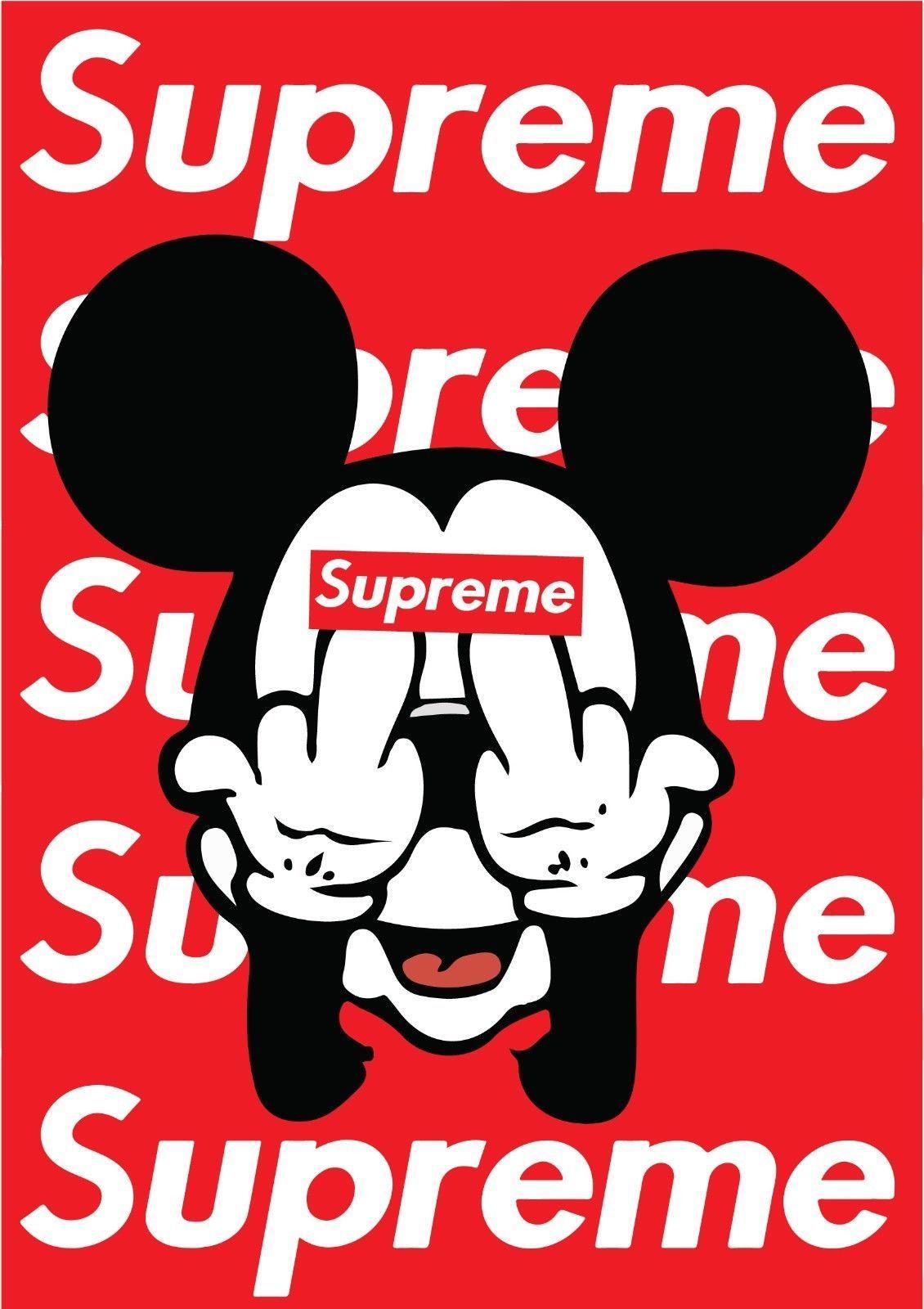 Beautiful Wallpaper Supreme Mickey Mouse of The Day