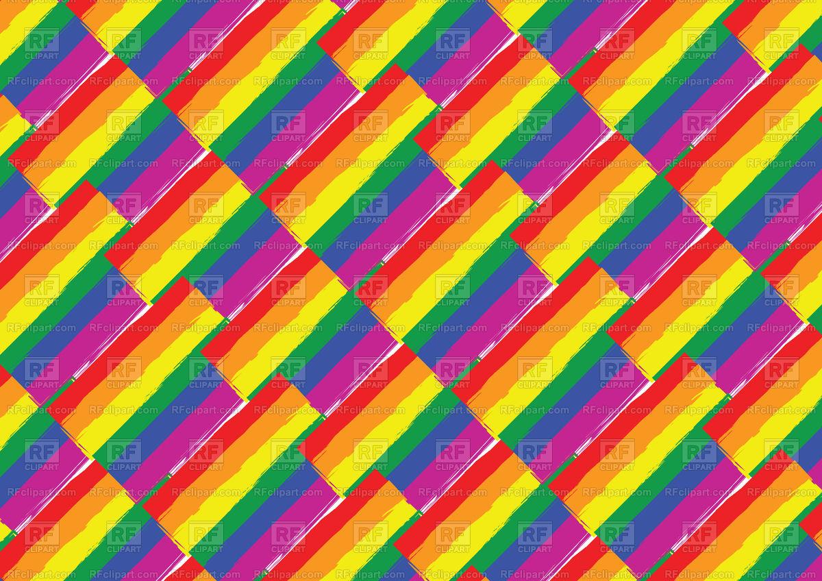 Gay pride flag pattern Vector Image of Background, Textures