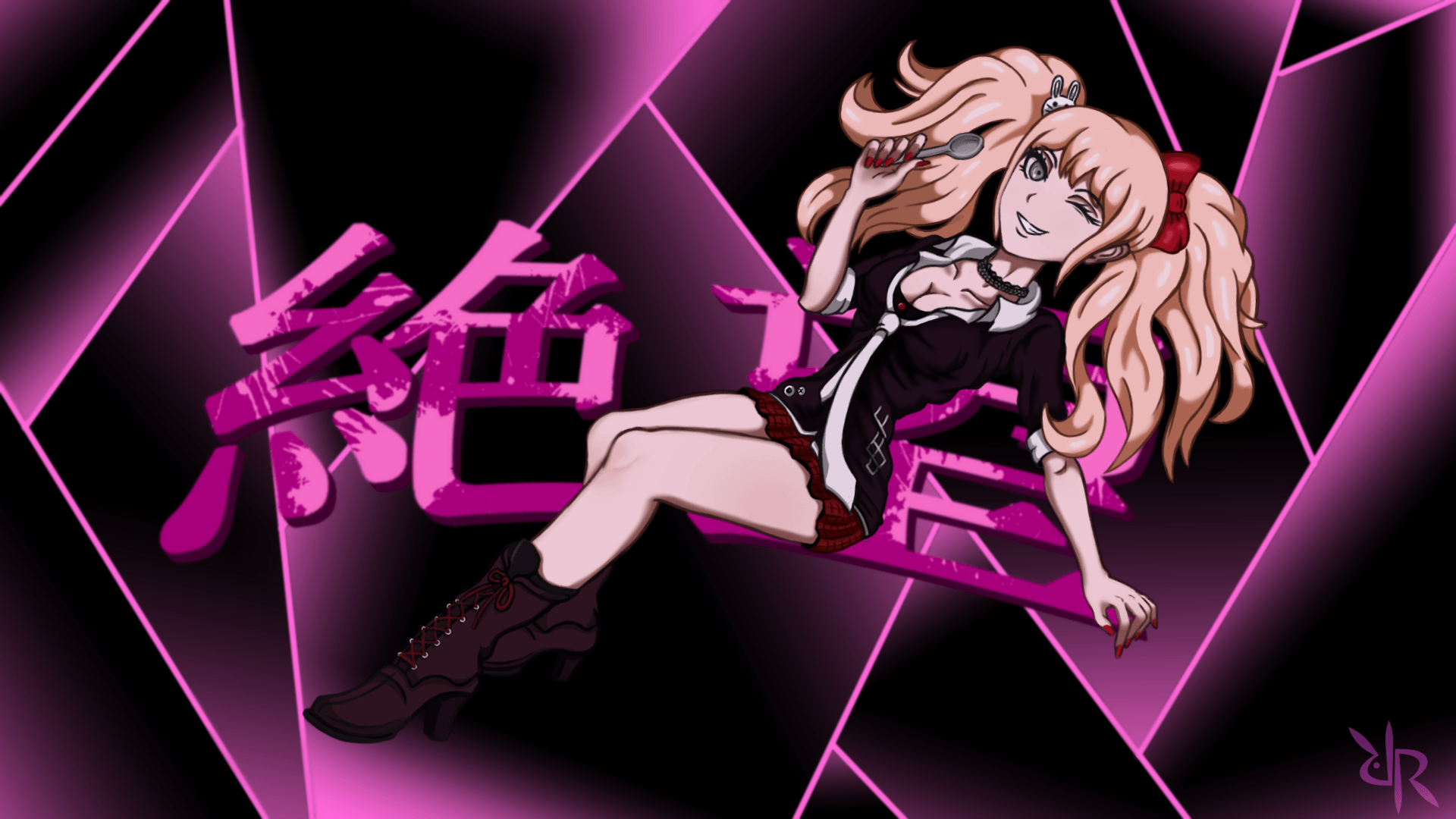 Made a Junko wallpaper for myself