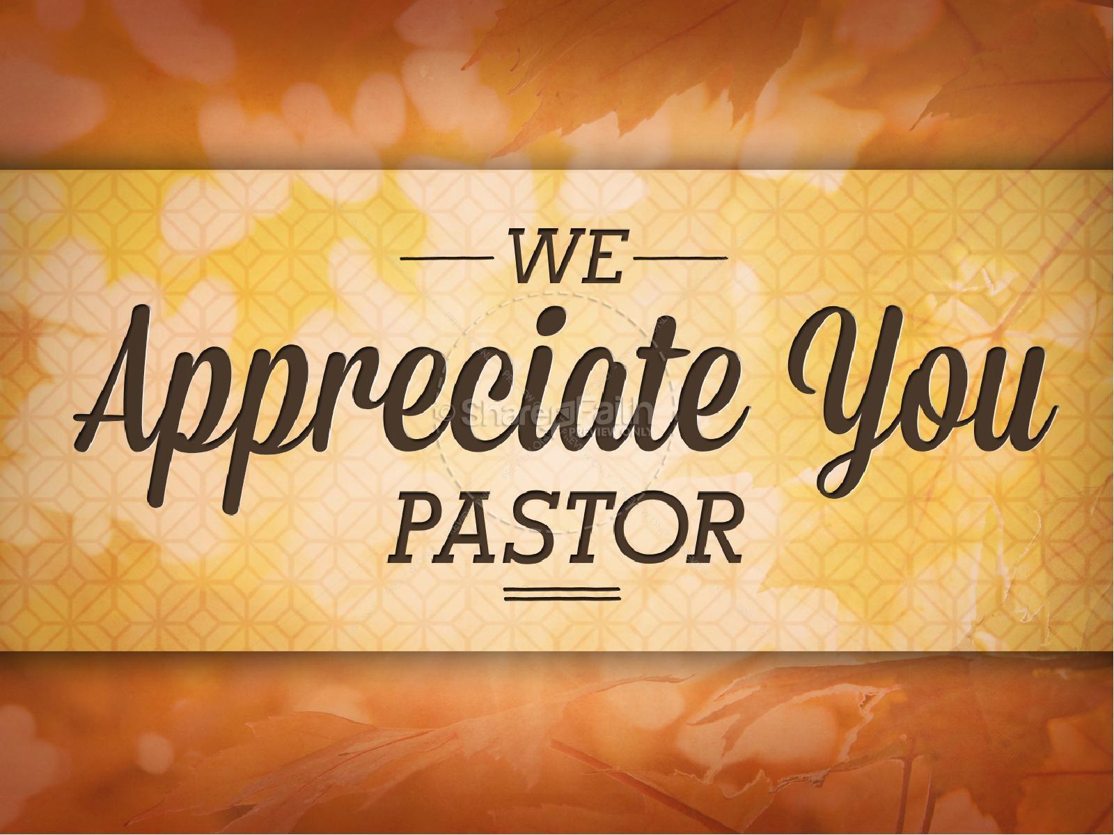 ideas for pastor appreciation month