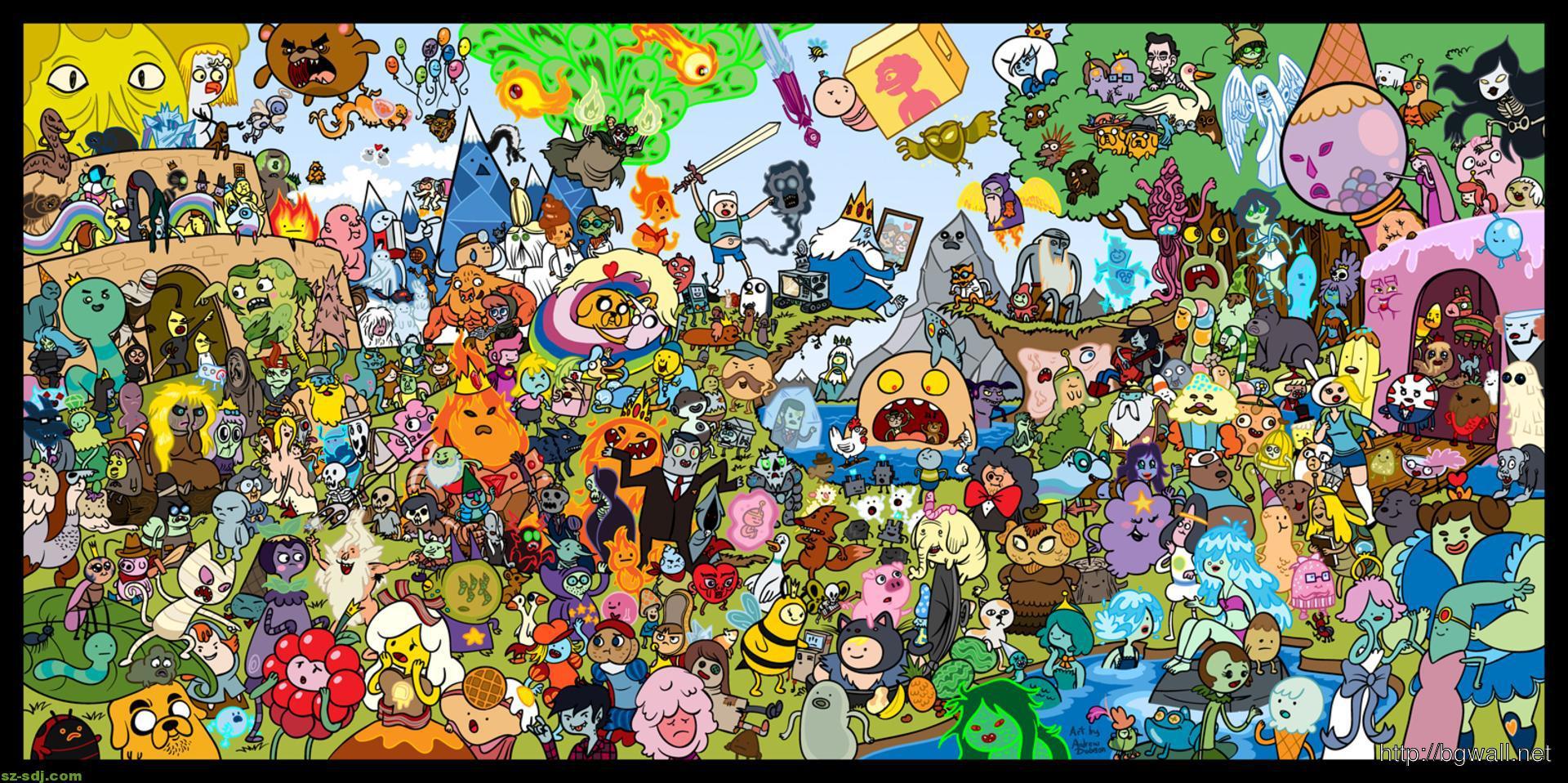Adventure Time Characters Wallpaper Free Adventure
