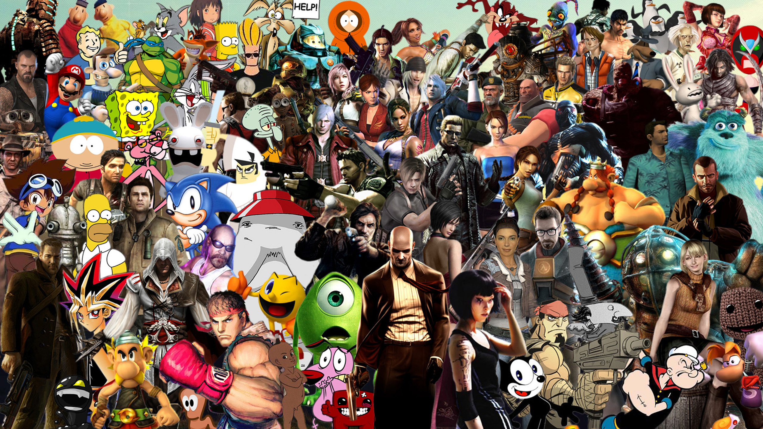 Игры по количеству участников. Популярные персонажи. Персонажи компьютерных игр. Разные персонажи. Коллаж из персонажей игр.