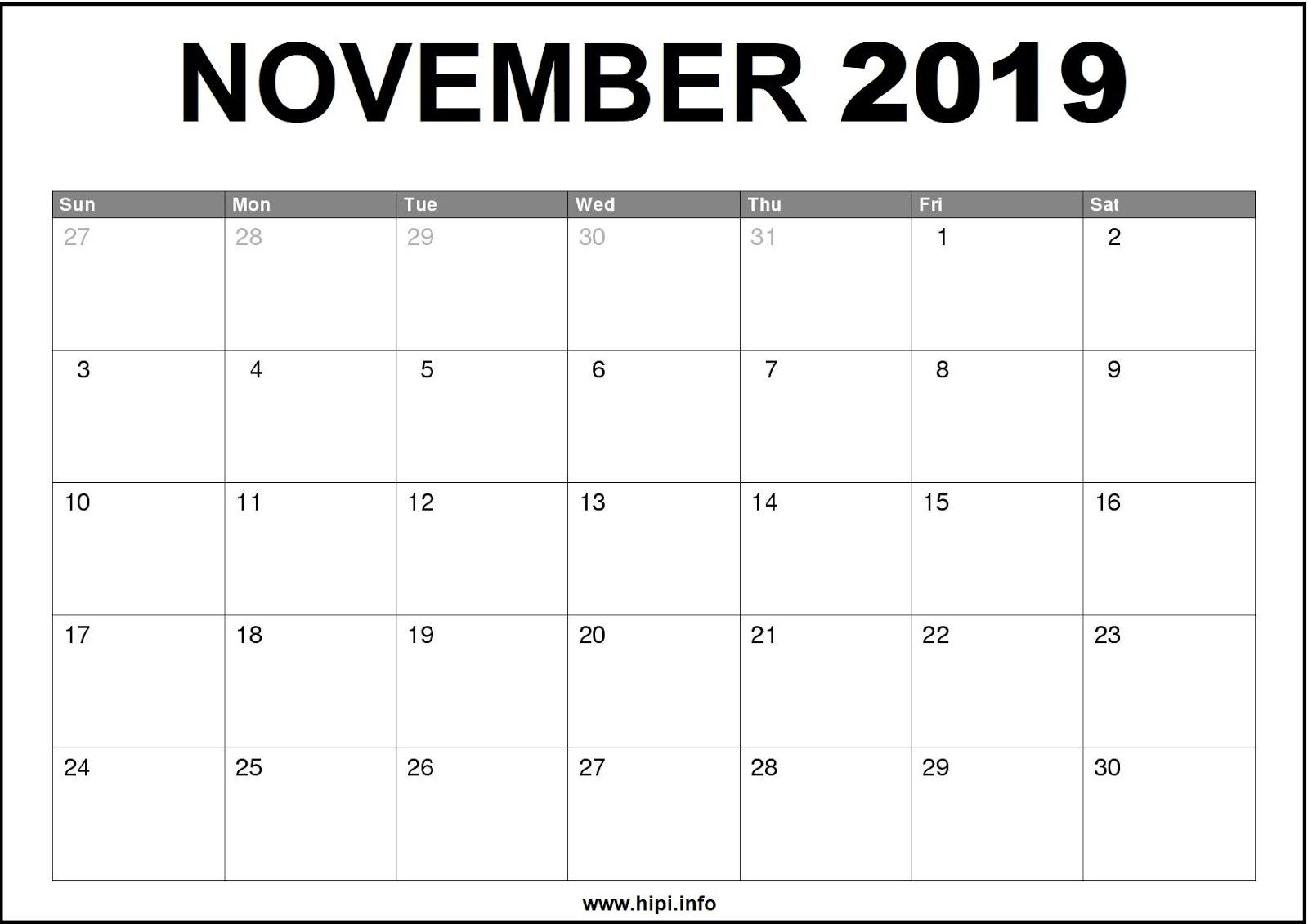 Twitter Headers / Facebook Covers / Wallpaper / Calendars: November
