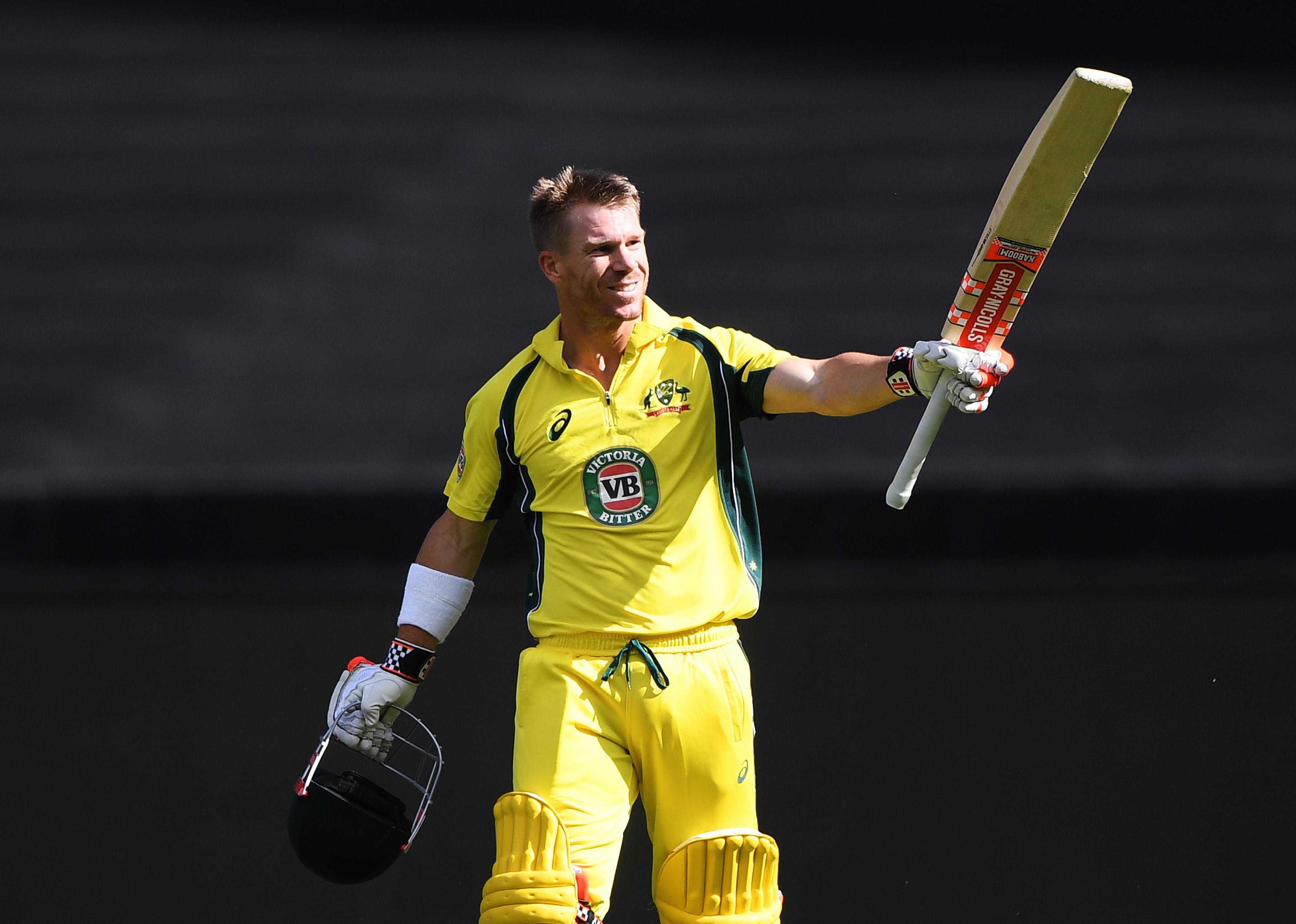 David Warner Australian Cricketer in Cricket World Cup 2019 4K