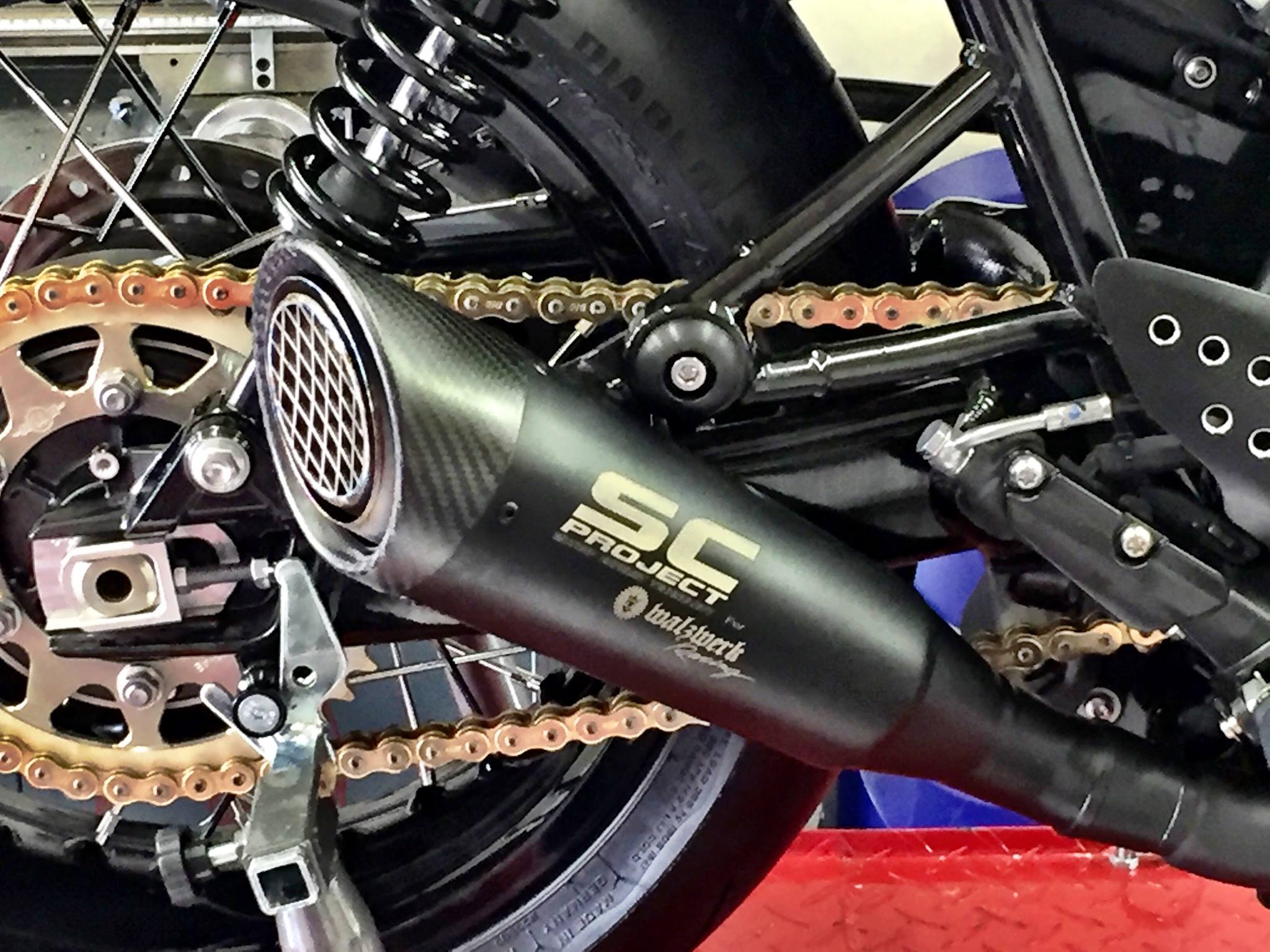 New SC Project Exhaust for the Thruxton R coming