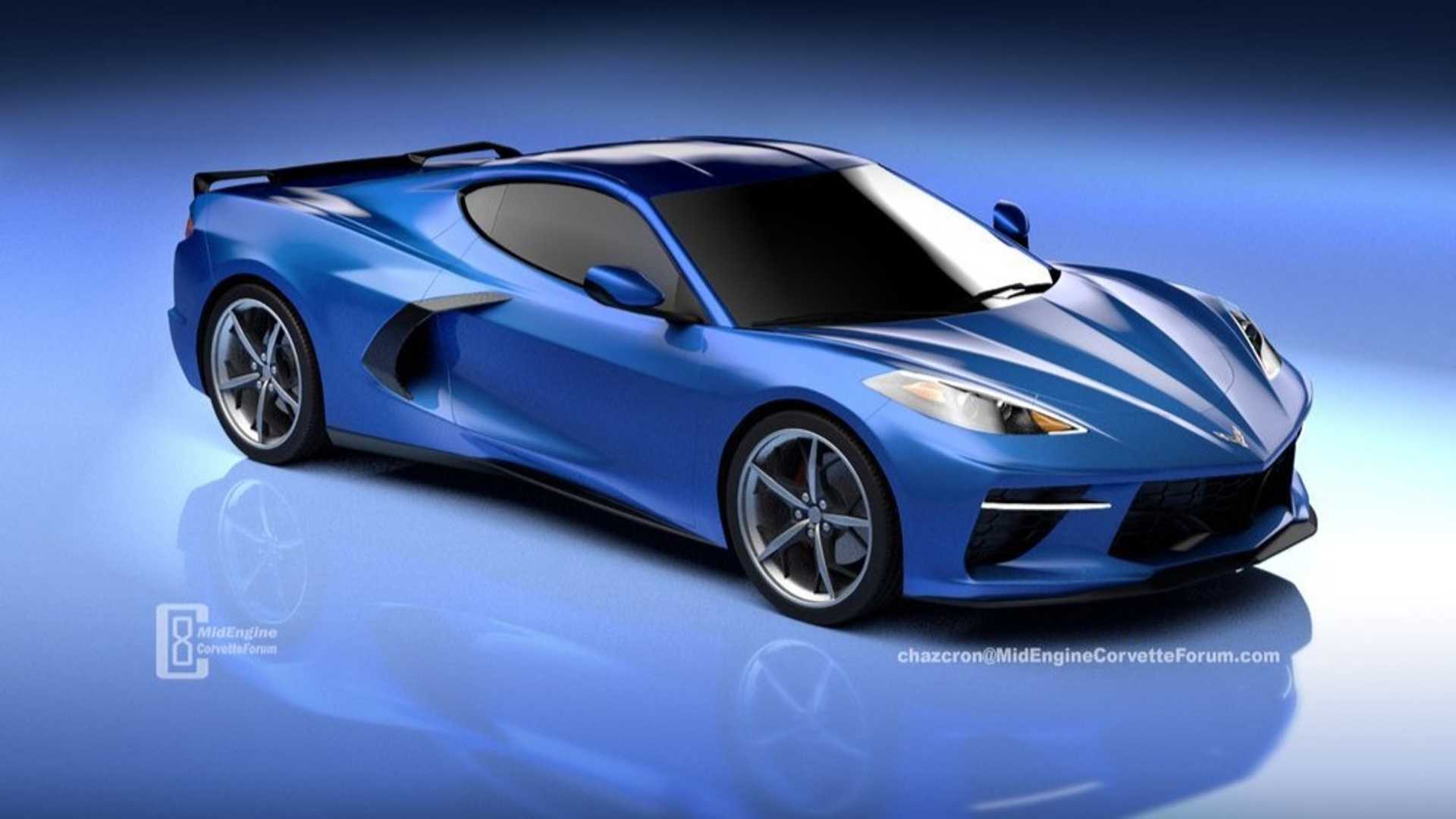 New Rendering Of The Mid Engined 2020 Chevy C8 Corvette Gives Us A