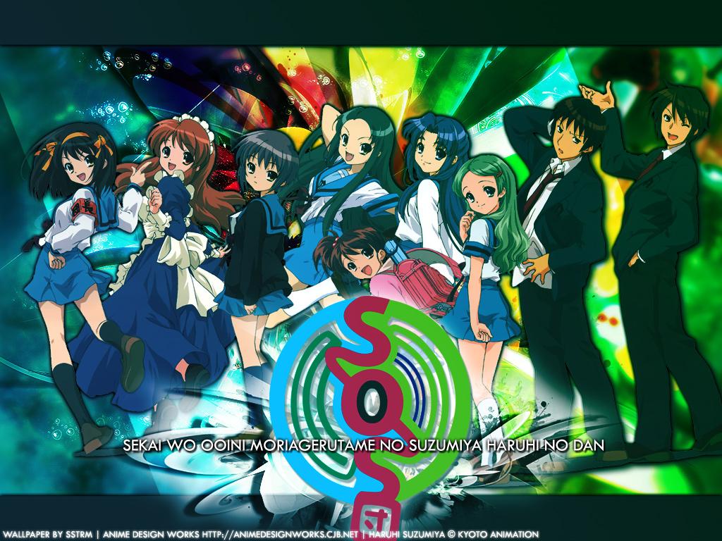 The Melancholy of Suzumiya Haruhi Wallpaper: SOS Brigade
