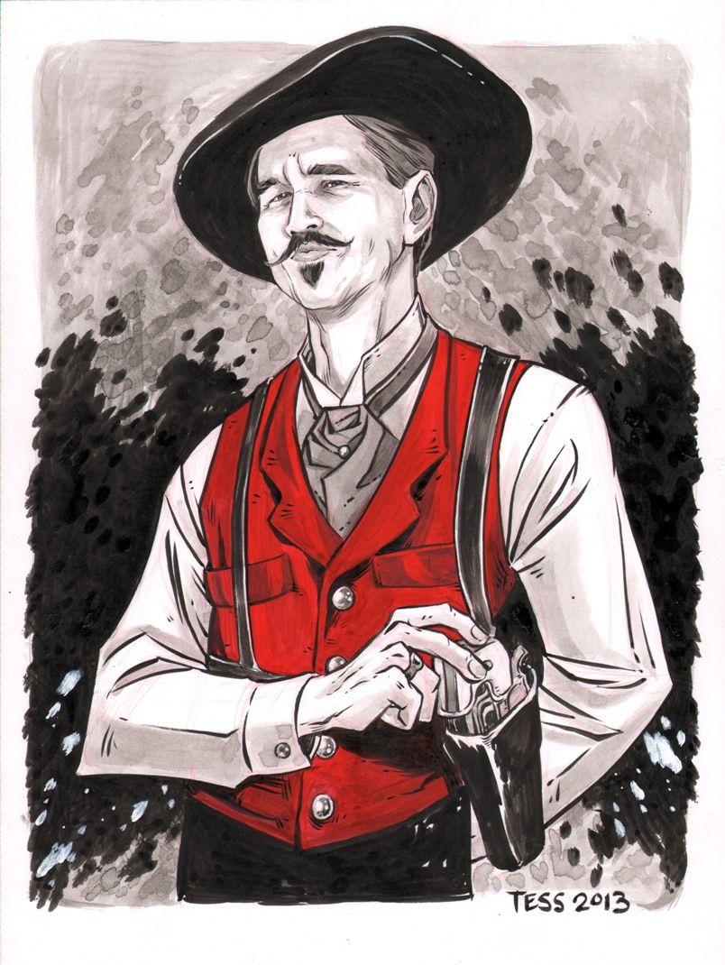 doc holliday drawing holliday, Tombstone movie, Val kilmer