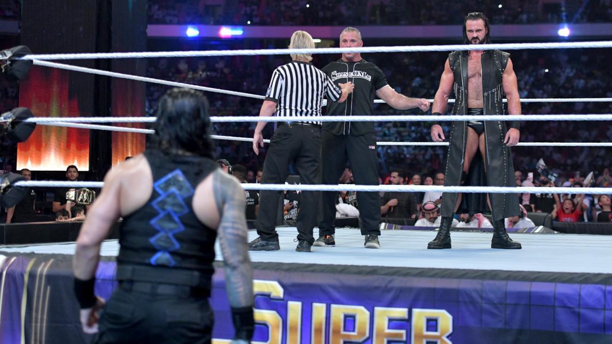 Super Showdown 2019 Roman Reigns vs Shane McMahon Photo