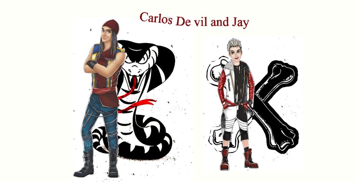 Carlos De vil and Jay by LRyuzak.