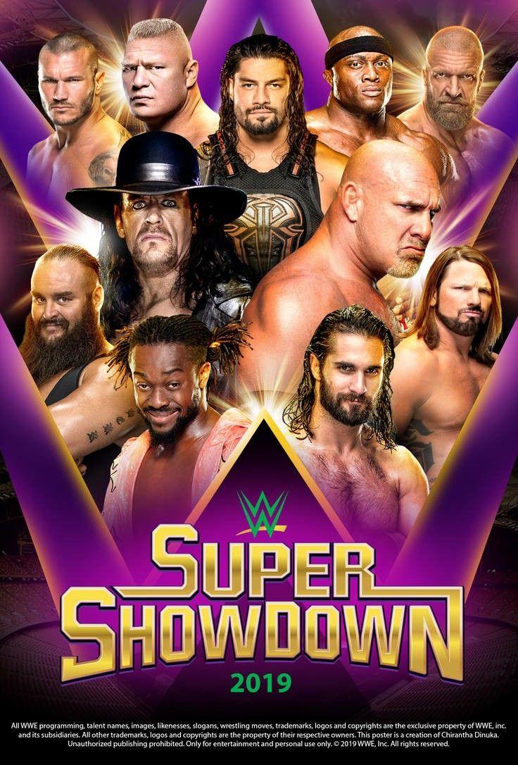 WWE SUPER SHOW 2019 POSTER