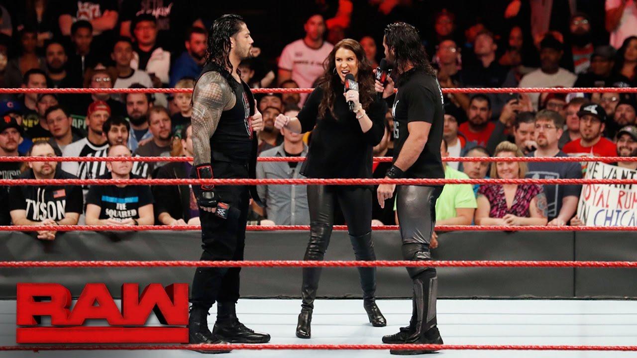 Seth Rollins and Roman Reigns are out for Braun Strowman: Raw, Dec