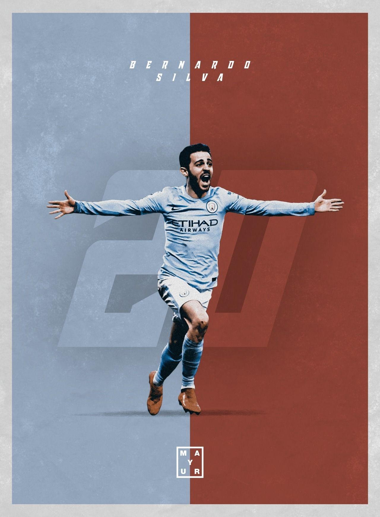 Bernardo Silva Manchester City Football Edit. Soccer city