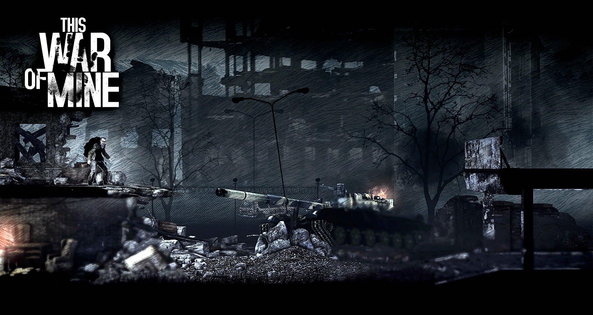 THIS WAR OF MINE survival horror dark apocalyptic scifi wallpaper