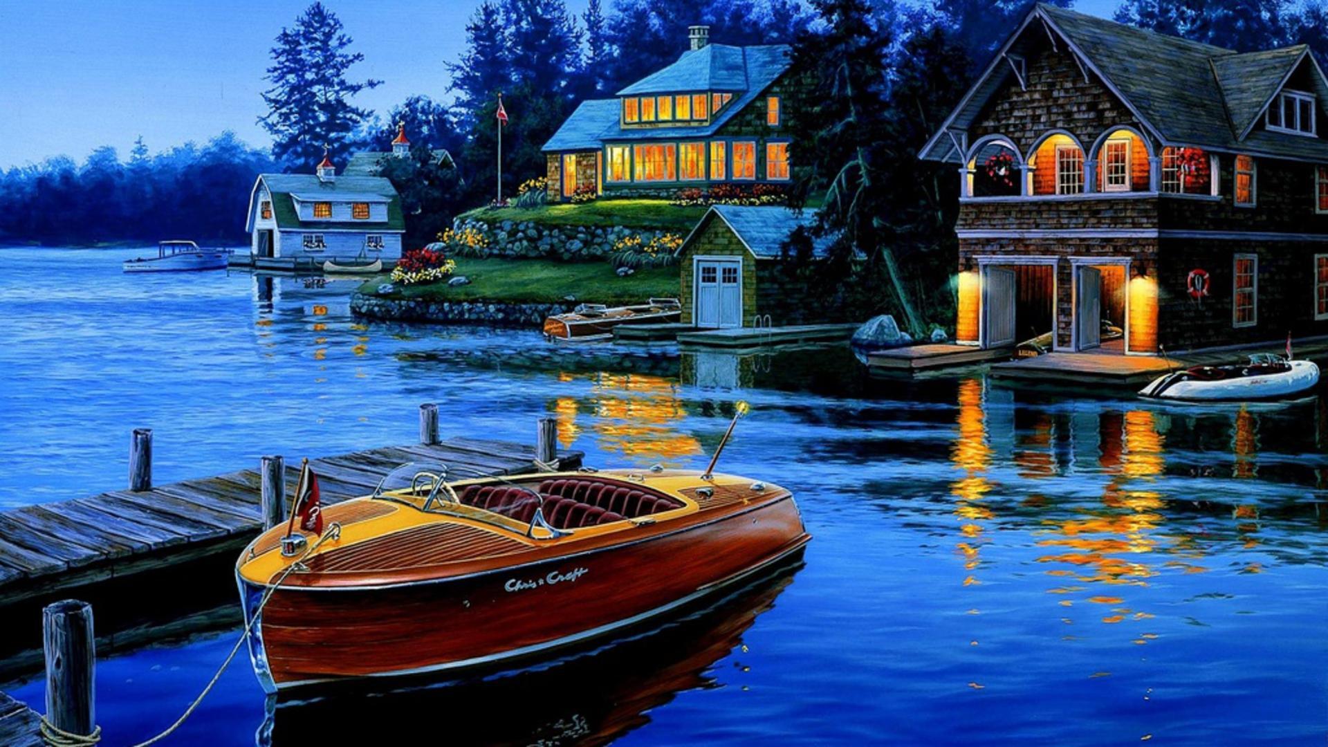Boat House Wallpapers - Wallpaper Cave