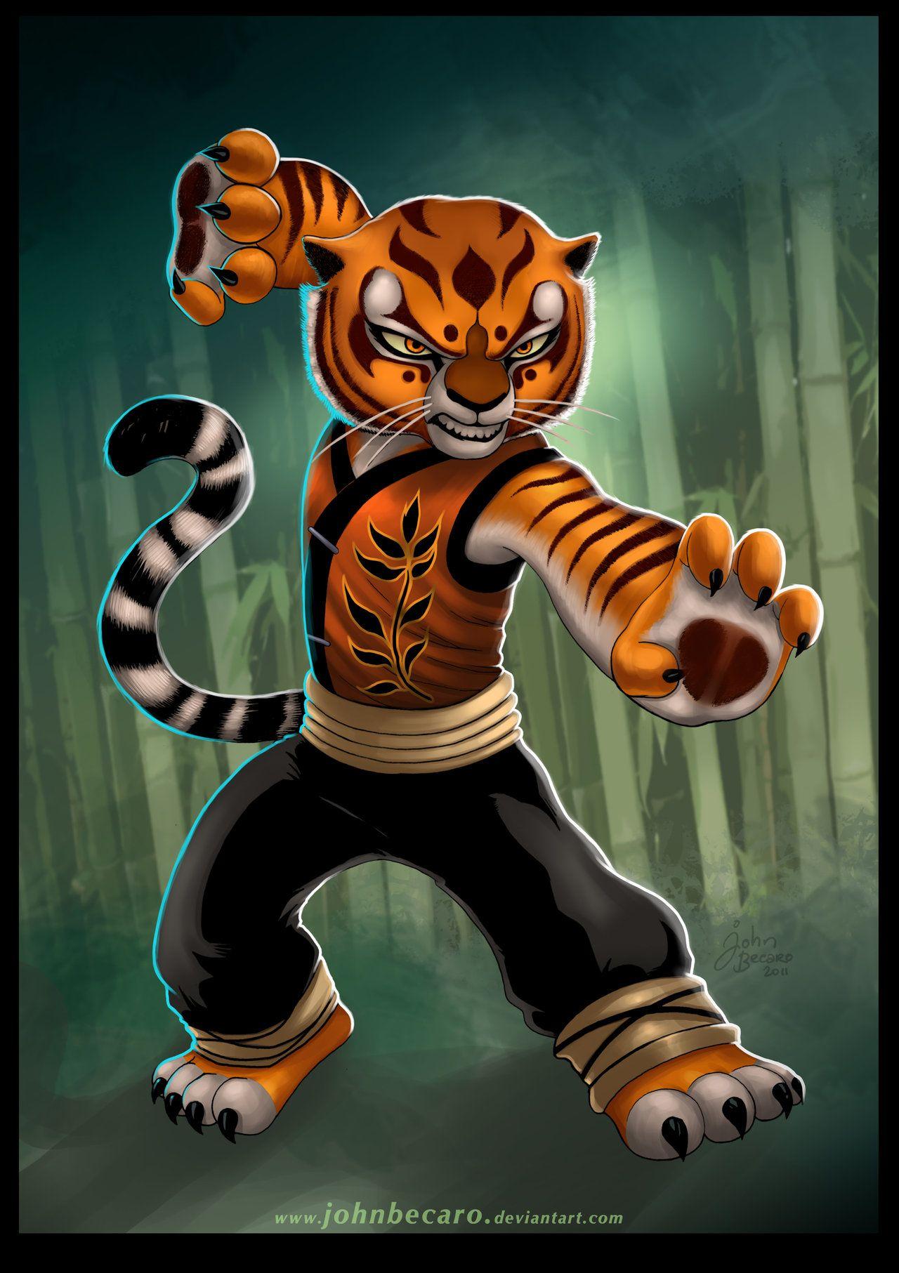 Kung Fu Pa Tigress wallpaper