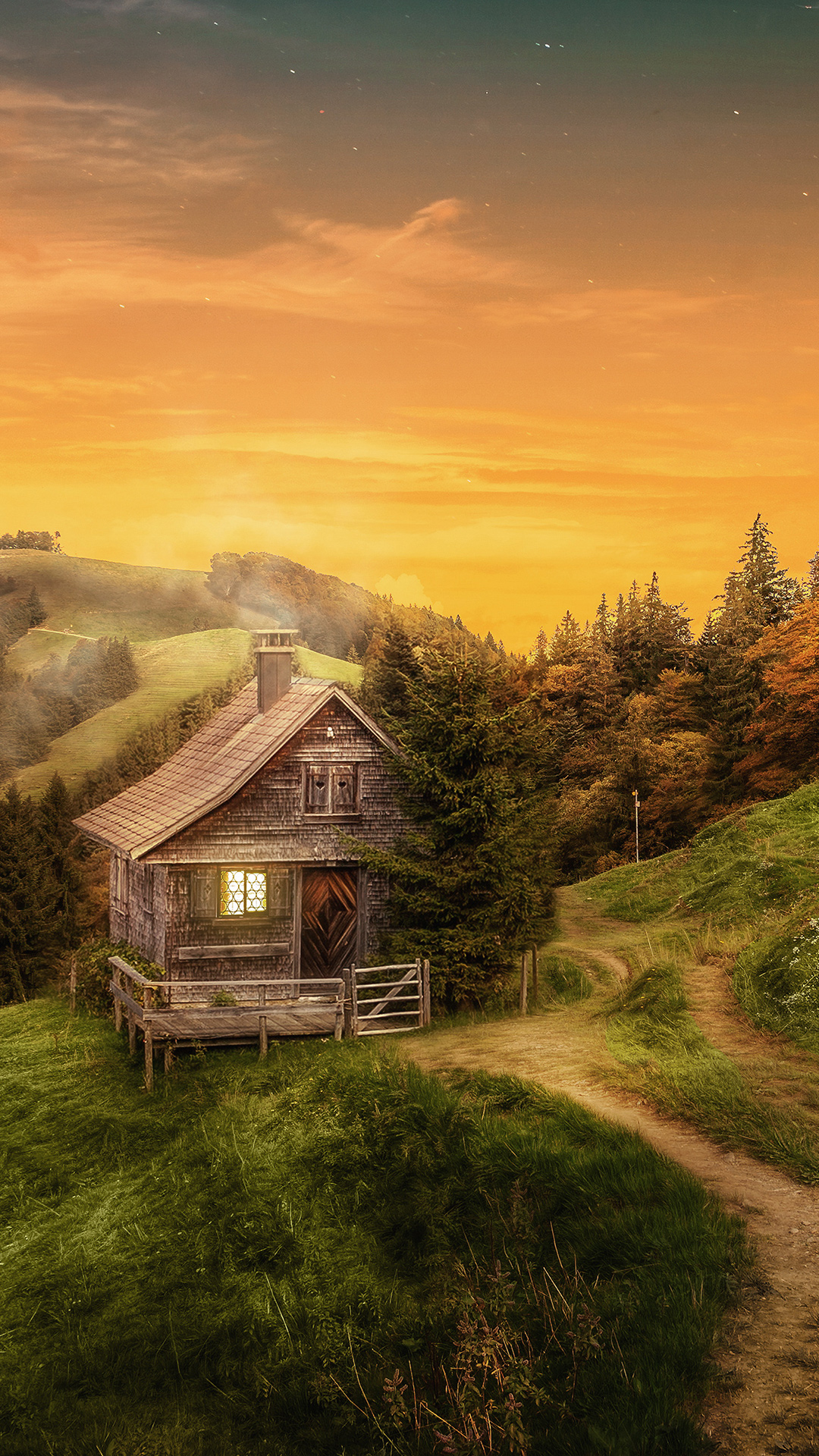 Autumn Cottage Wallpapers - Wallpaper Cave