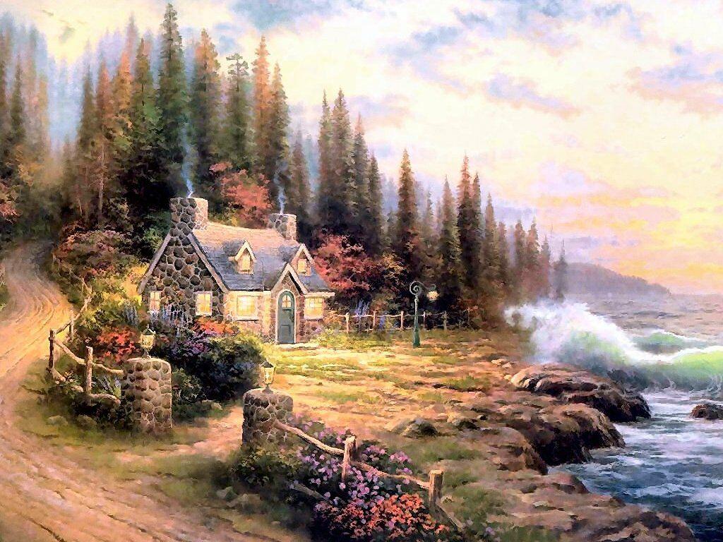 Ultra HD Cottage Wallpaper AJKT3T