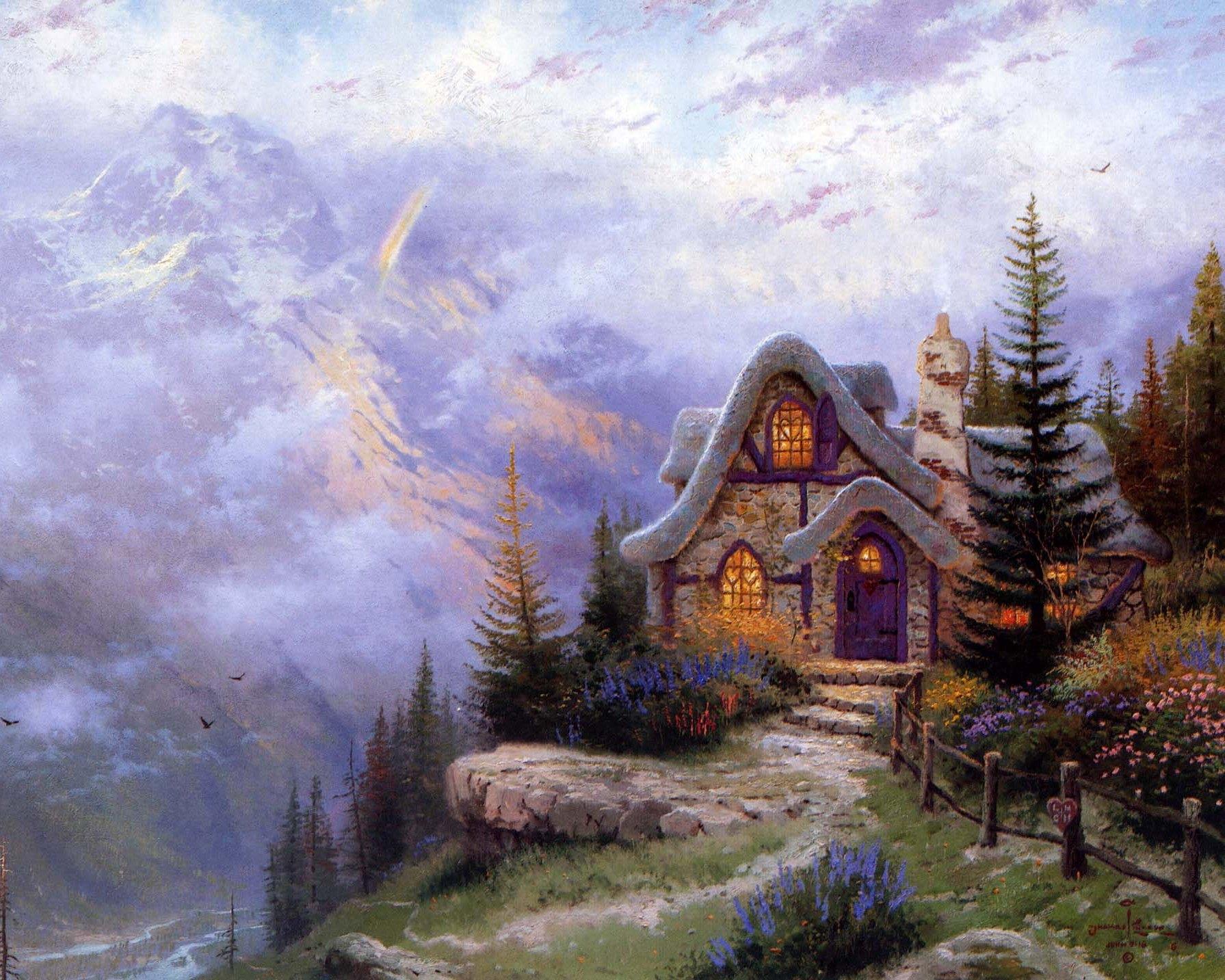 Cottage Wallpaper Widescreen #KG81799