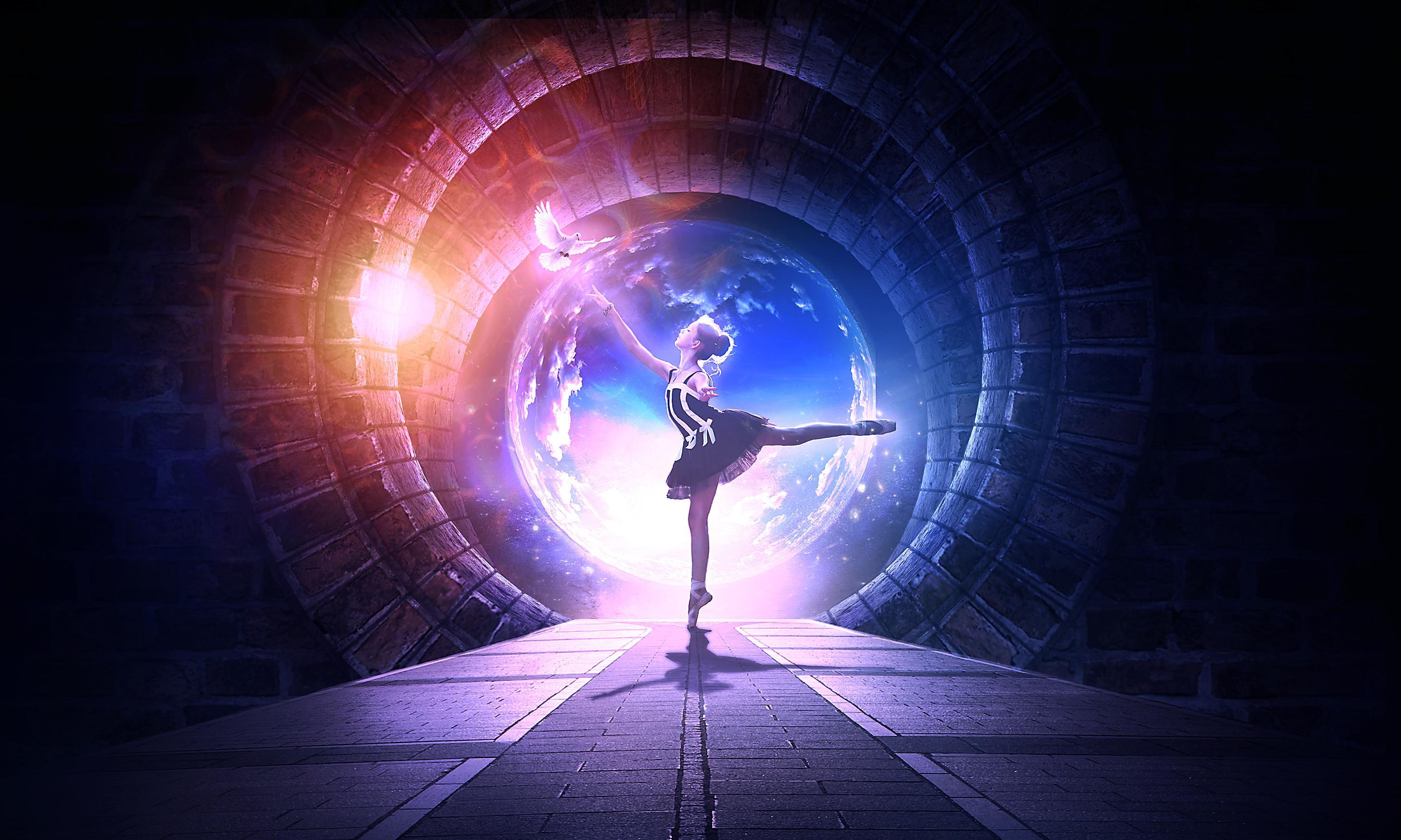 Night Dancel Angel Fantasy, HD Artist, 4k Wallpaper, Image