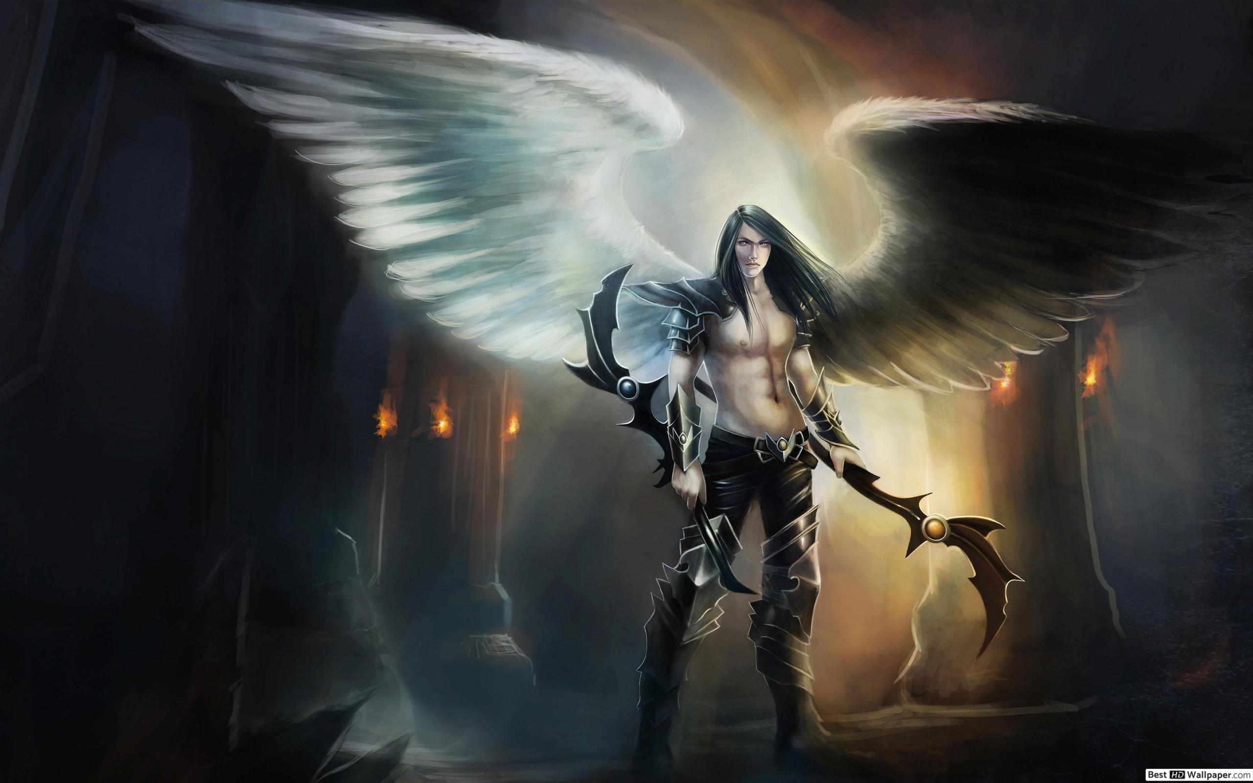 Fantasy Warrior Angel HD wallpaper download