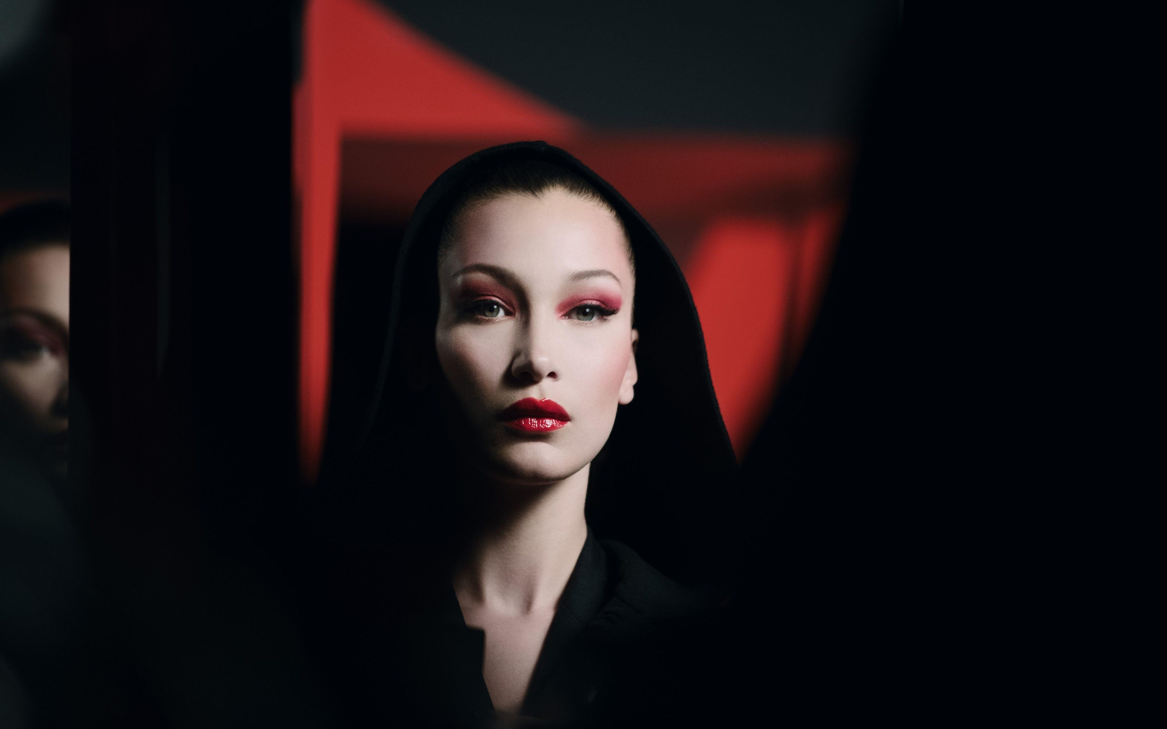 Download wallpaper Bella Hadid, 4k, American model, portrait