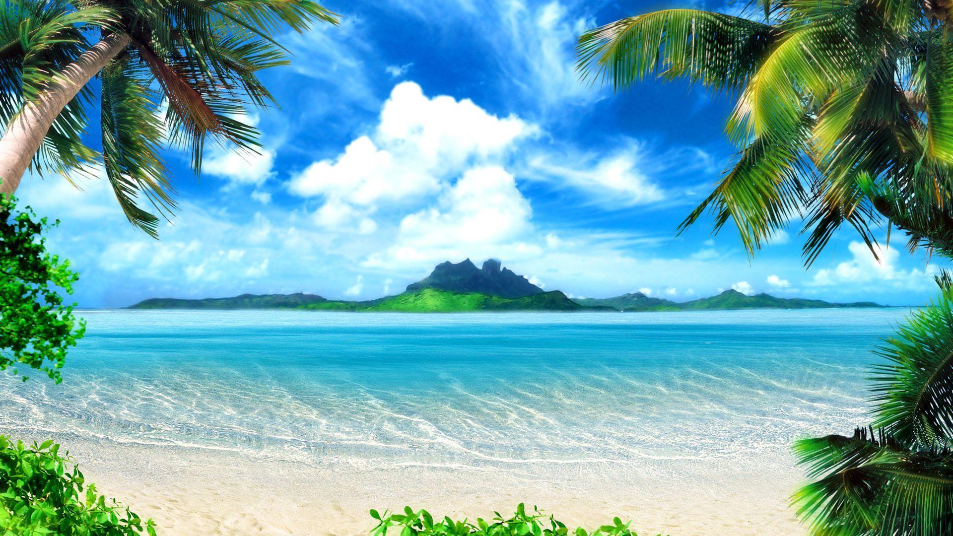 Beach scenery wallpaper Gallery