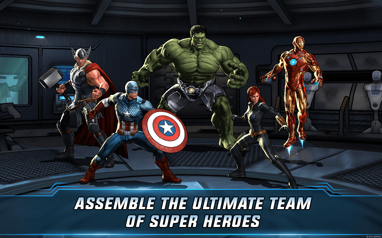 Group of Top Marvel Avengers Alliance