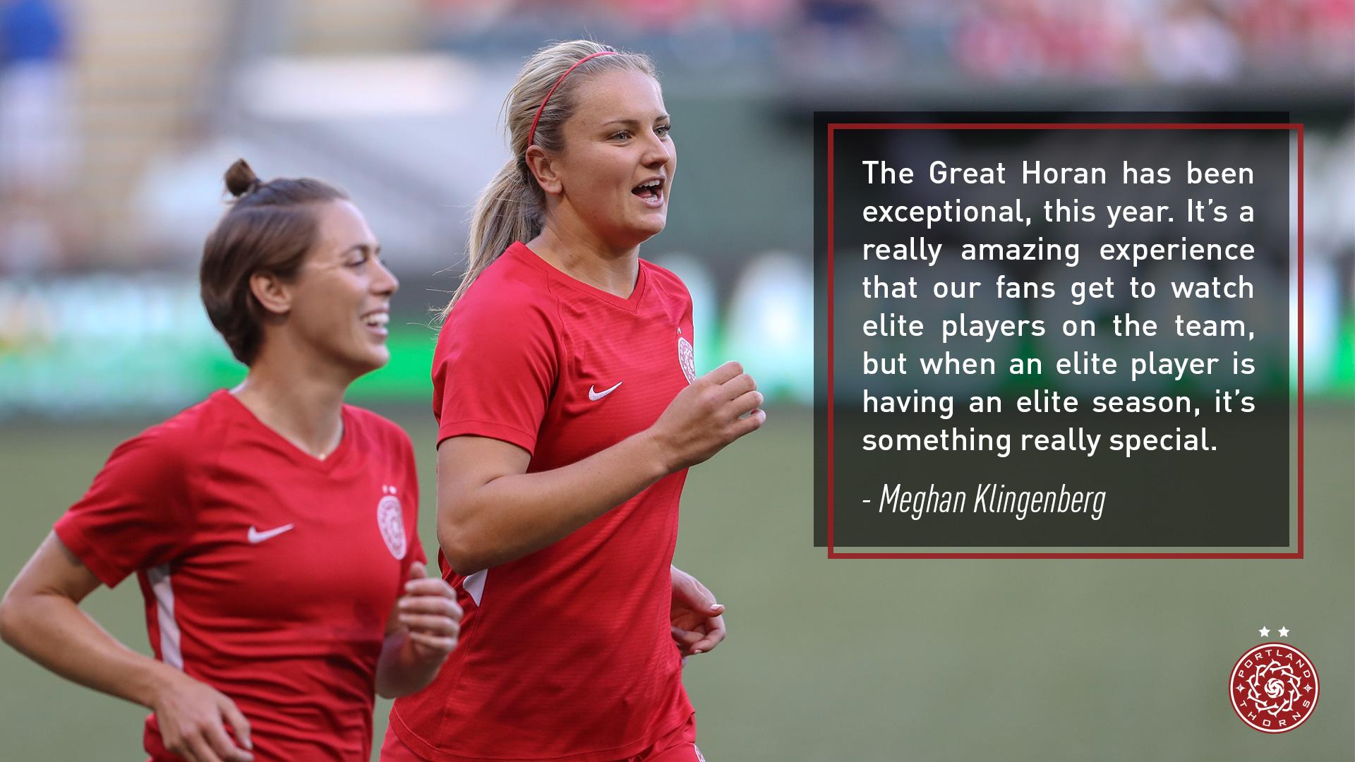 The case for Thorns FC's Lindsey Horan as the 2018 NWSL Most