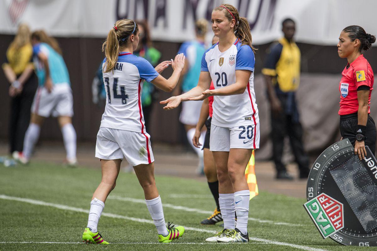 Lindsey Horan and Morgan Brian ruled out of Russia friendlies