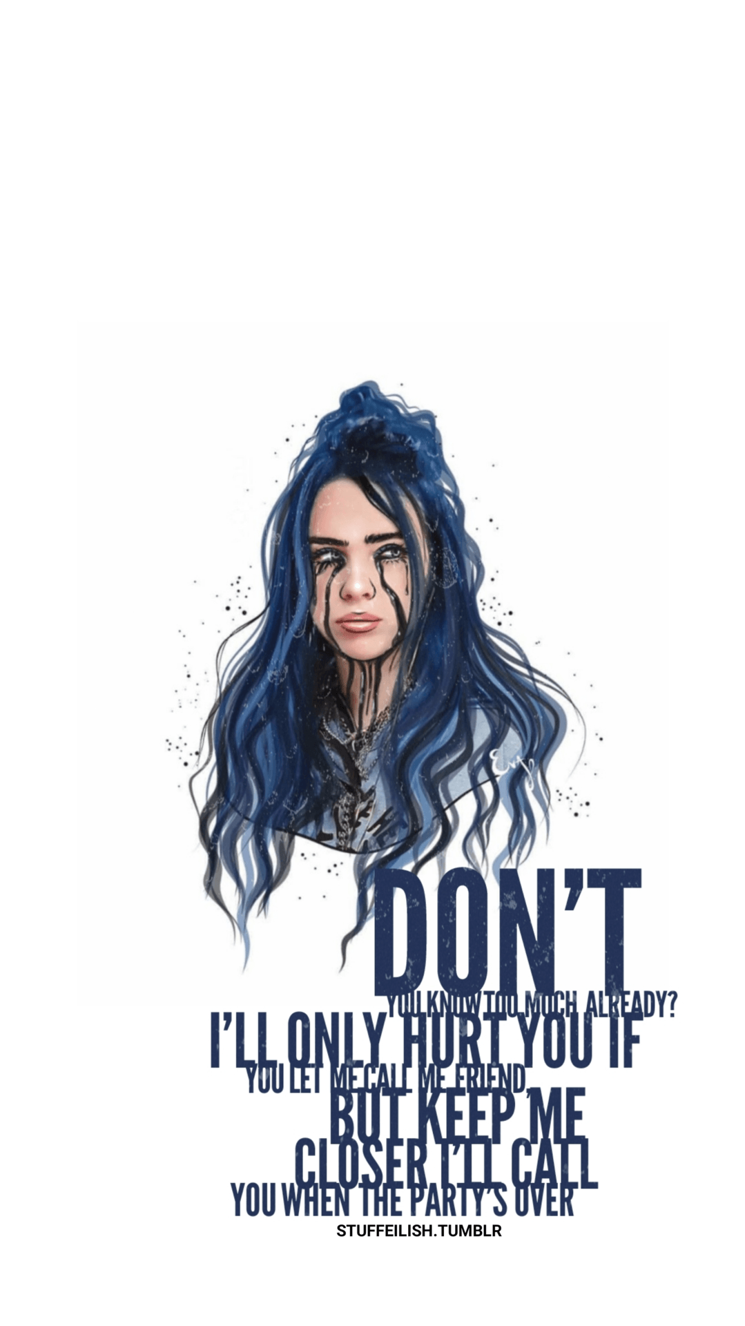 Billie Eilish Drawing Wallpapers Wallpaper Cave