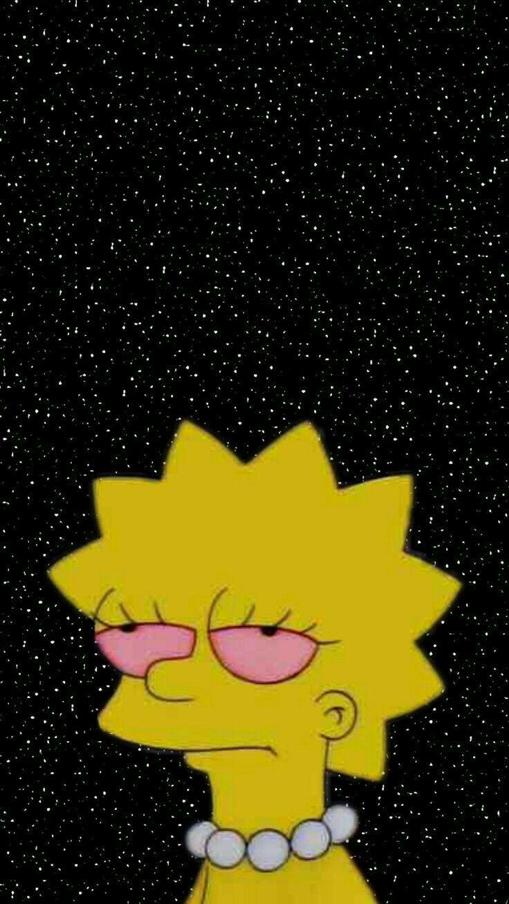 hintergrund simpsons Simpson lisa sad wallpapers simpsons edits - Bild