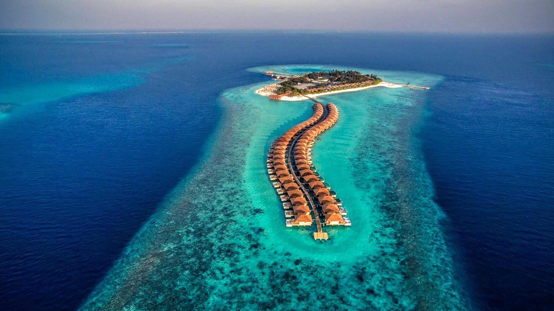 HD wallpaper: Cocoa Island Como Resort South Male Atoll Maldives