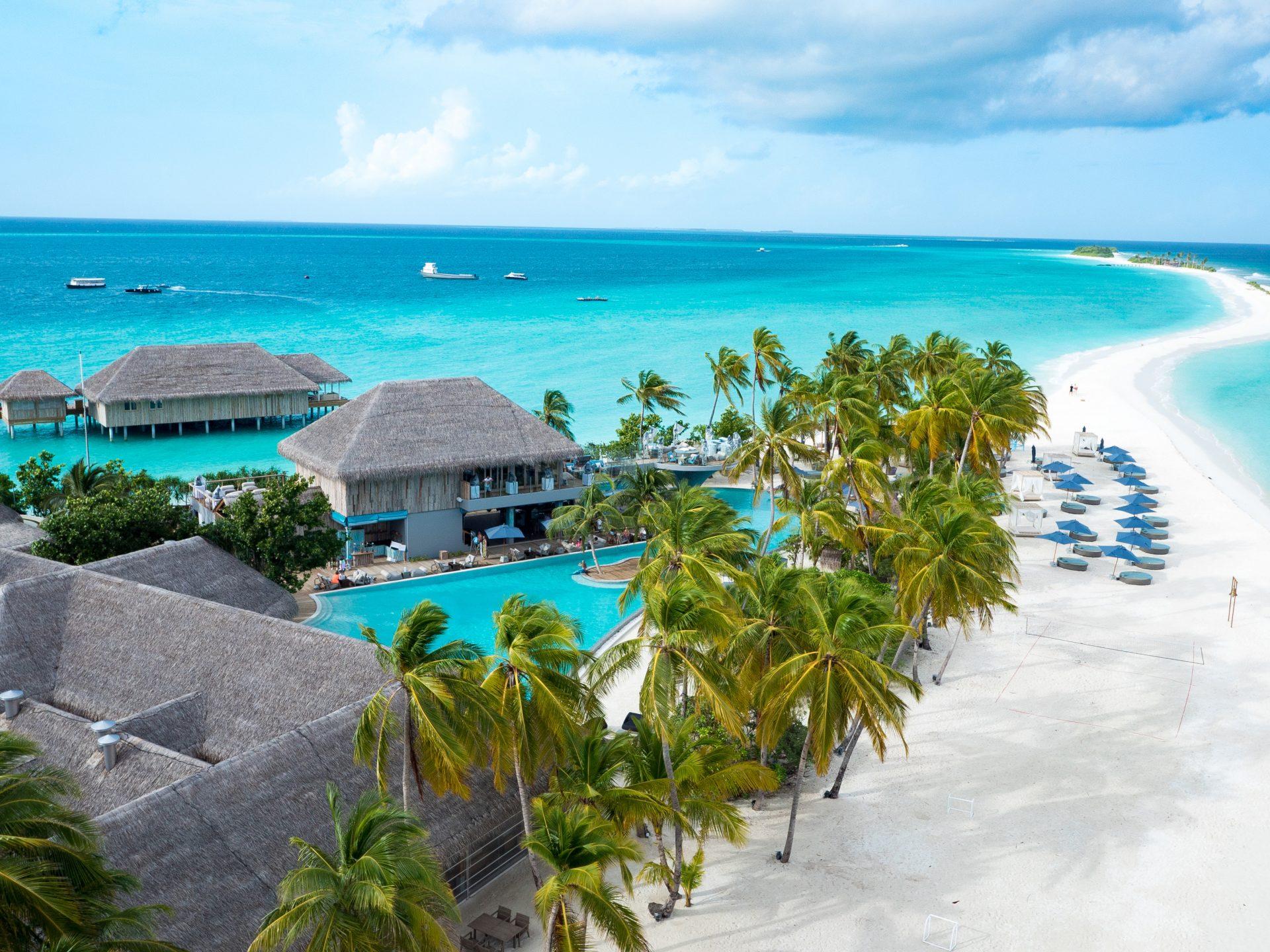 Amilla Fushi Island Resort In Indian Ocean Maldives Aerial View