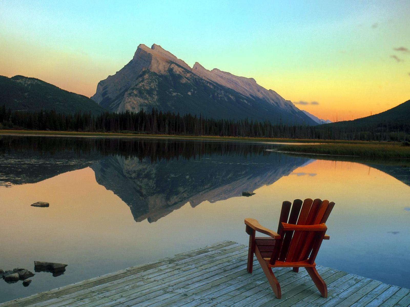 Beautiful Mountain Lake Landscape .wallup.net
