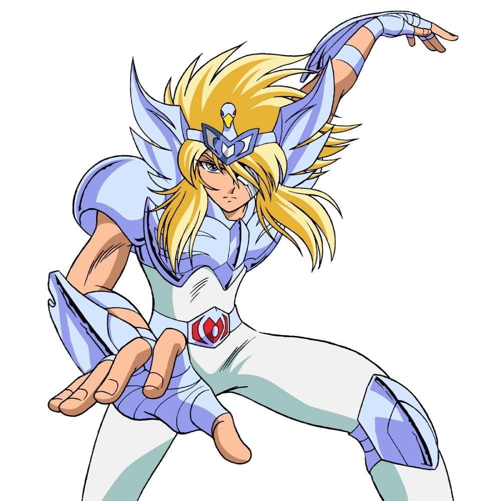 saint seiya cygnus hyoga male