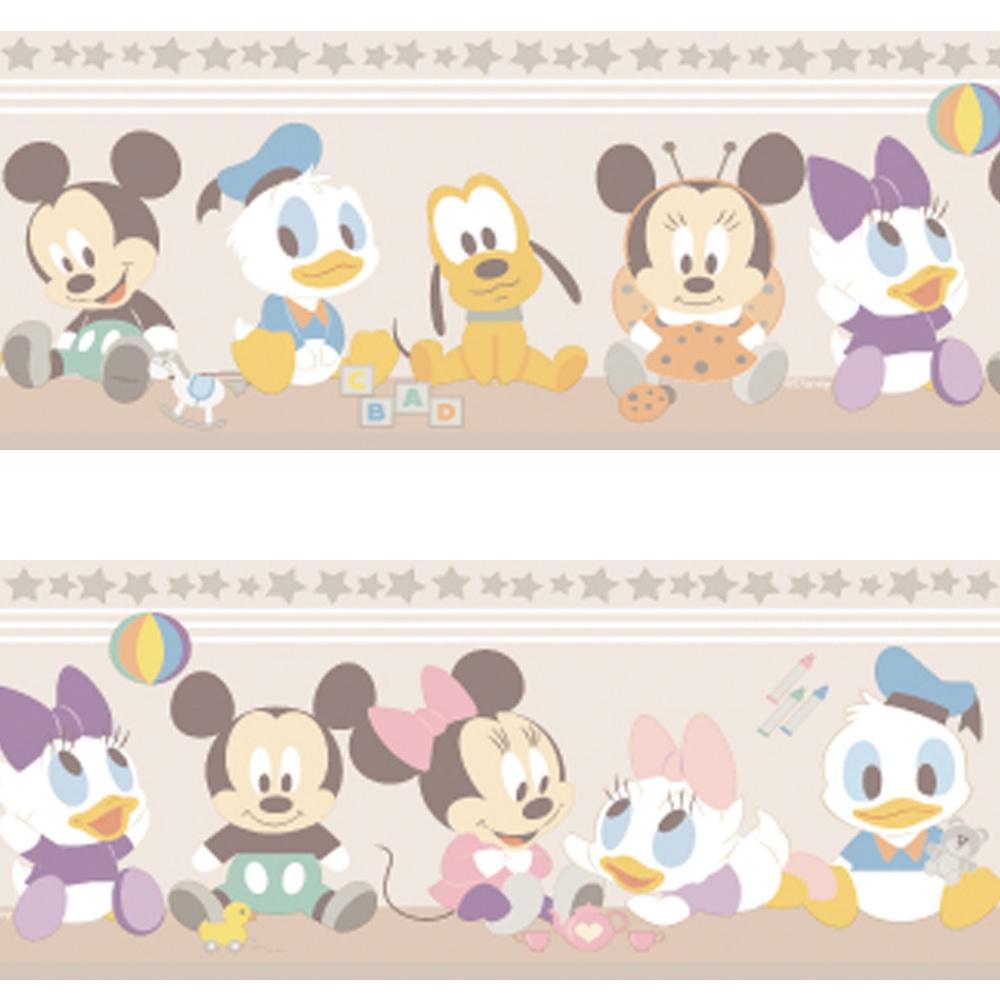 Official Disney Baby Mickey Minnie Mouse Childrens Nursery Wallpaper