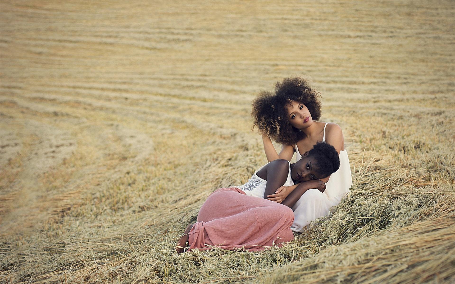 Wallpaper Black skin girls 1920x1200 HD Picture, Image