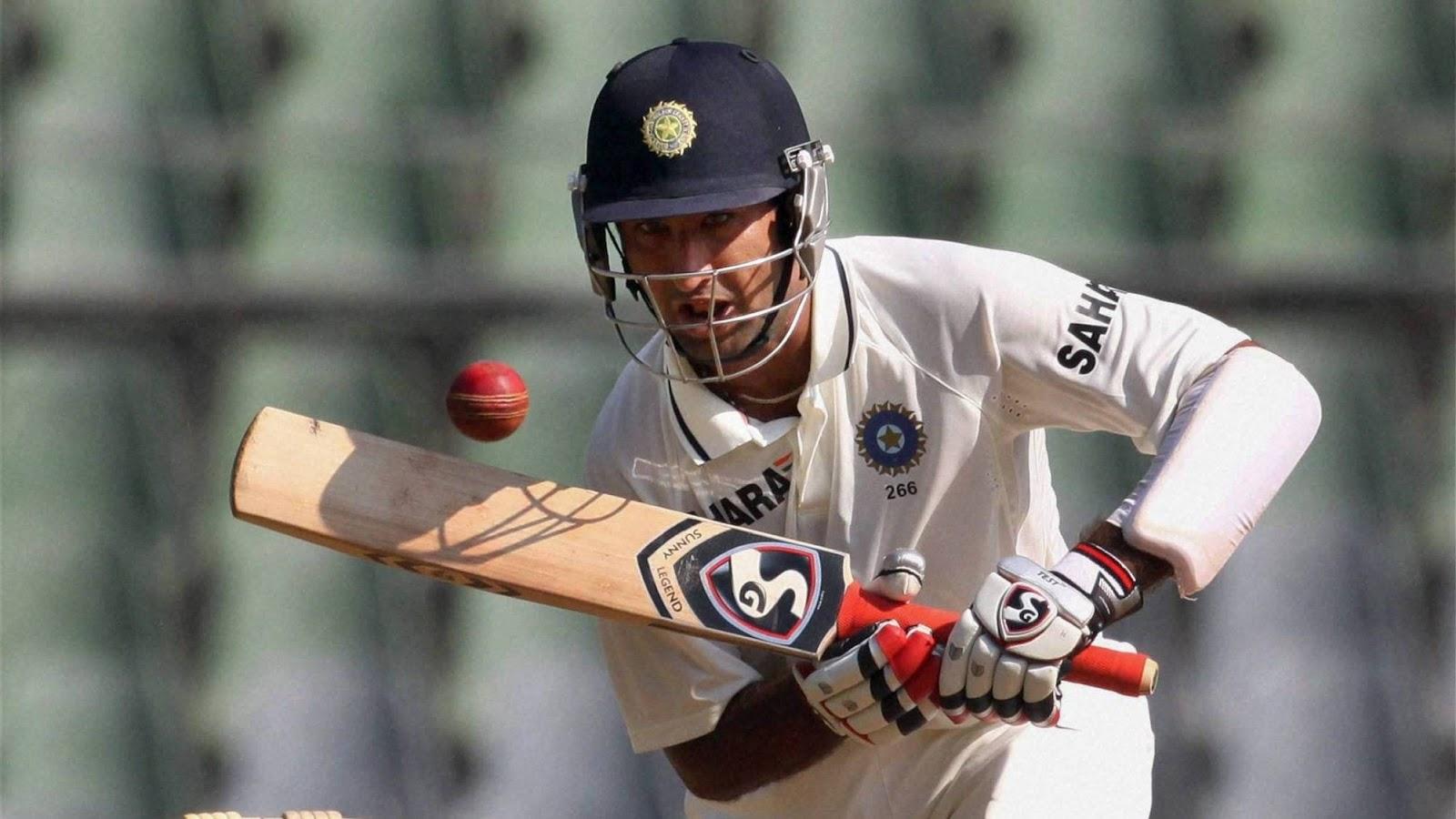 Cheteshwar Pujara Batting Wallpaper