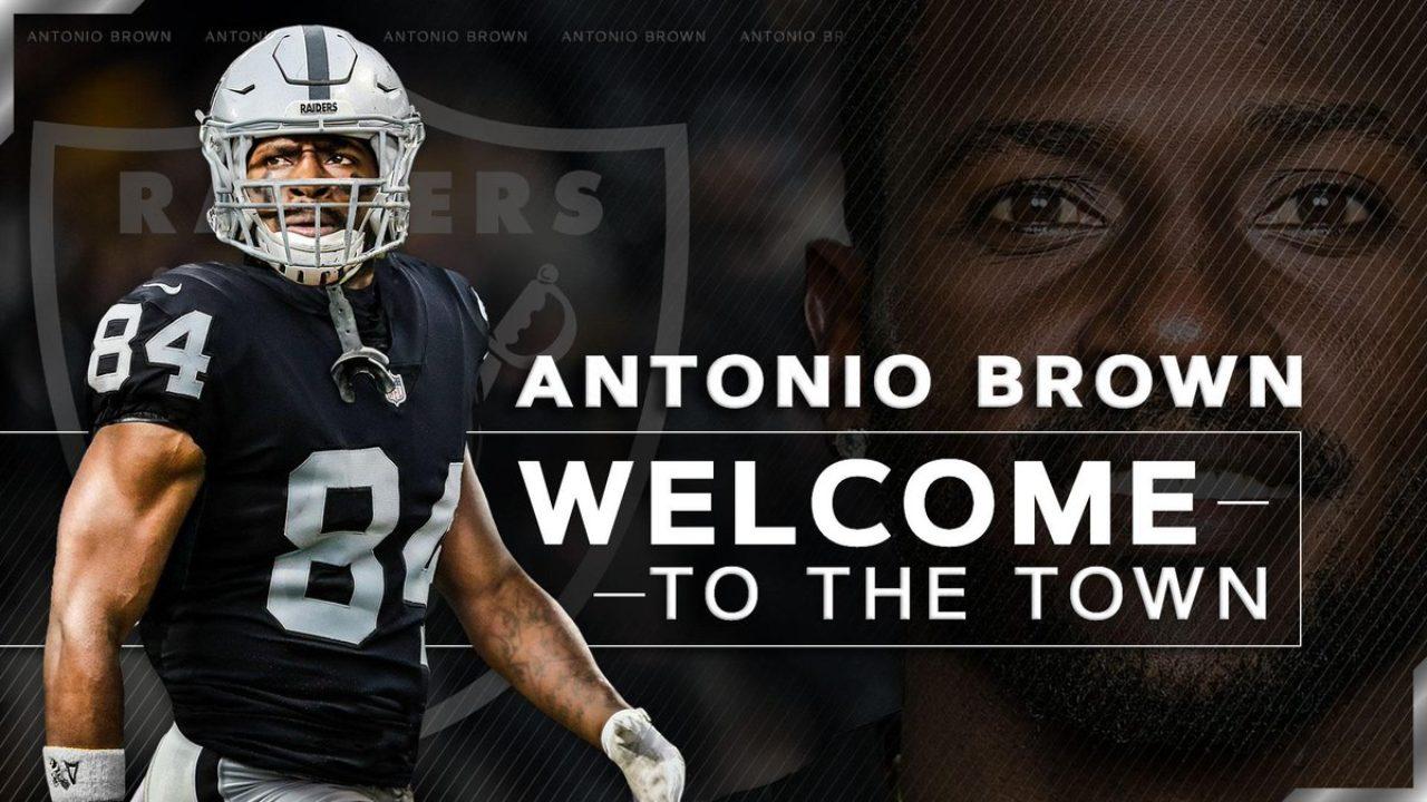 Antonio Brown is confirmed as Oakland Raiders new wide receiver as