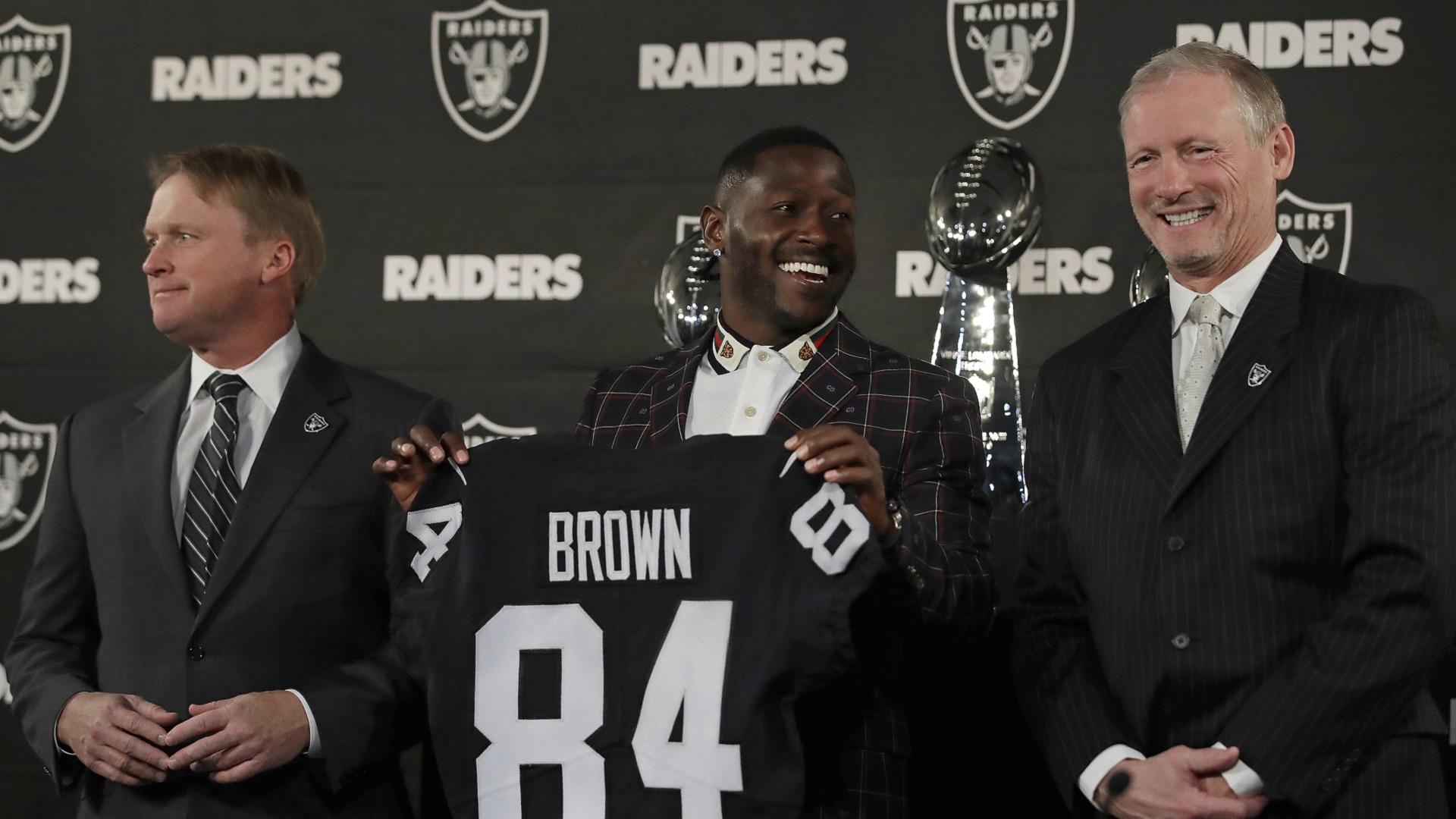 Antonio Brown's OTA absence doesn't worry Raiders coach Jon Gruden