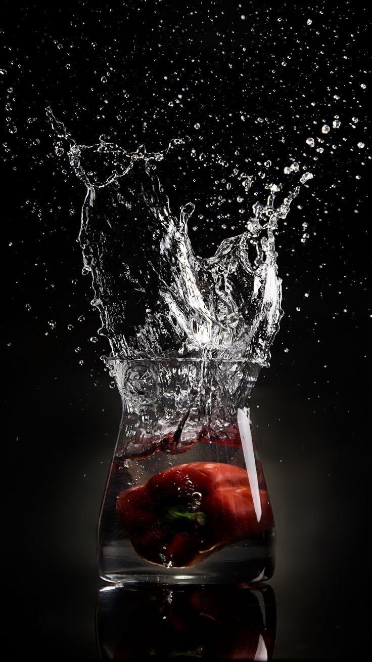Food Drink #glass #spray #pepper #wallpaper HD 4k Background