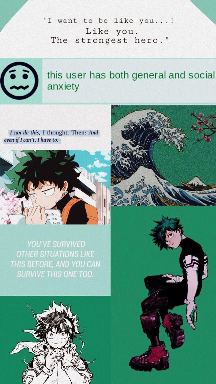 Aesthetic Iphone Deku Wallpaper