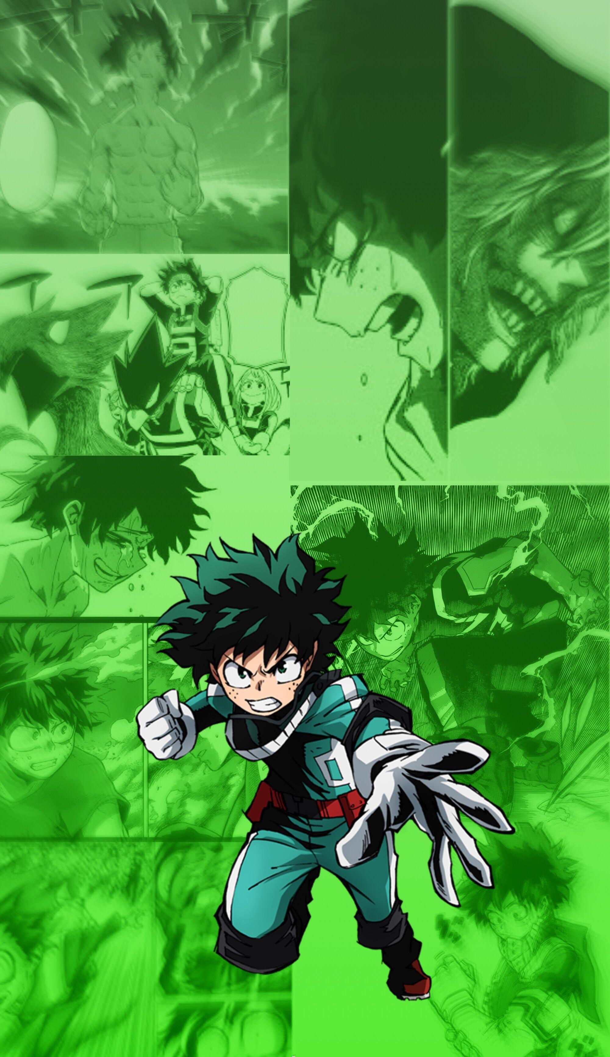 Green Anime Characters Aesthetic Wallpaper - Anime Wallpaper HD
