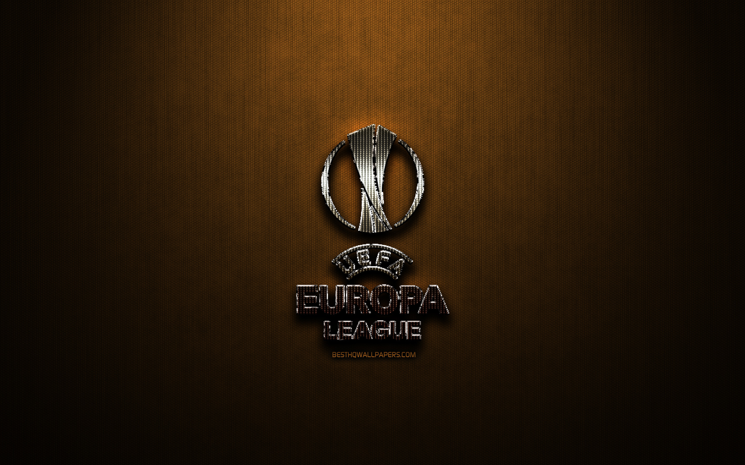 Download wallpaper UEFA Europa League glitter logo, football