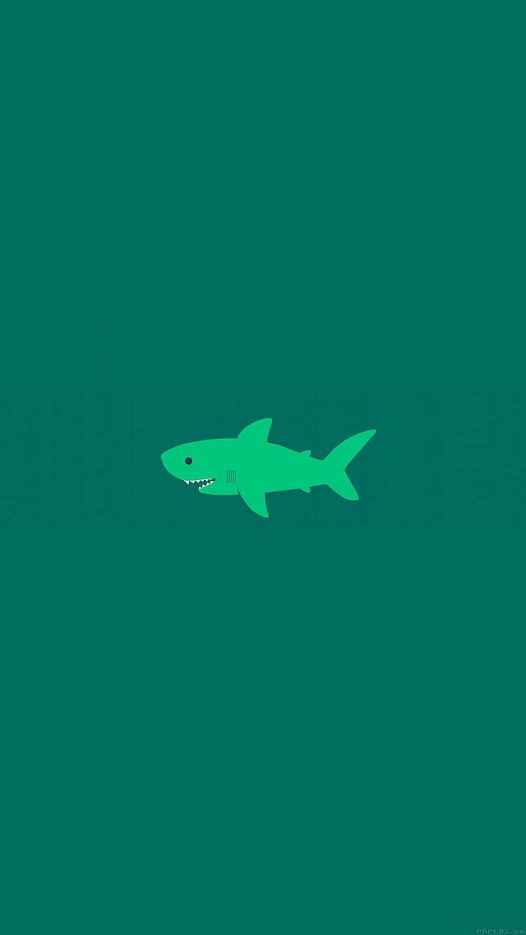 iPhone7 wallpaper. little small cute shark