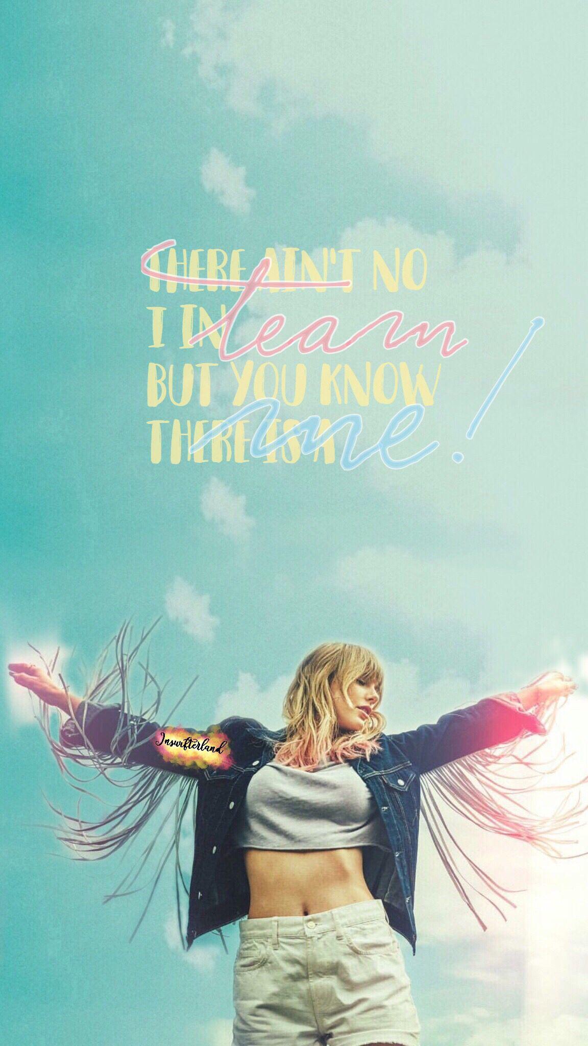 Taylor Swift Lover Lyrics Desktop Wallpaper